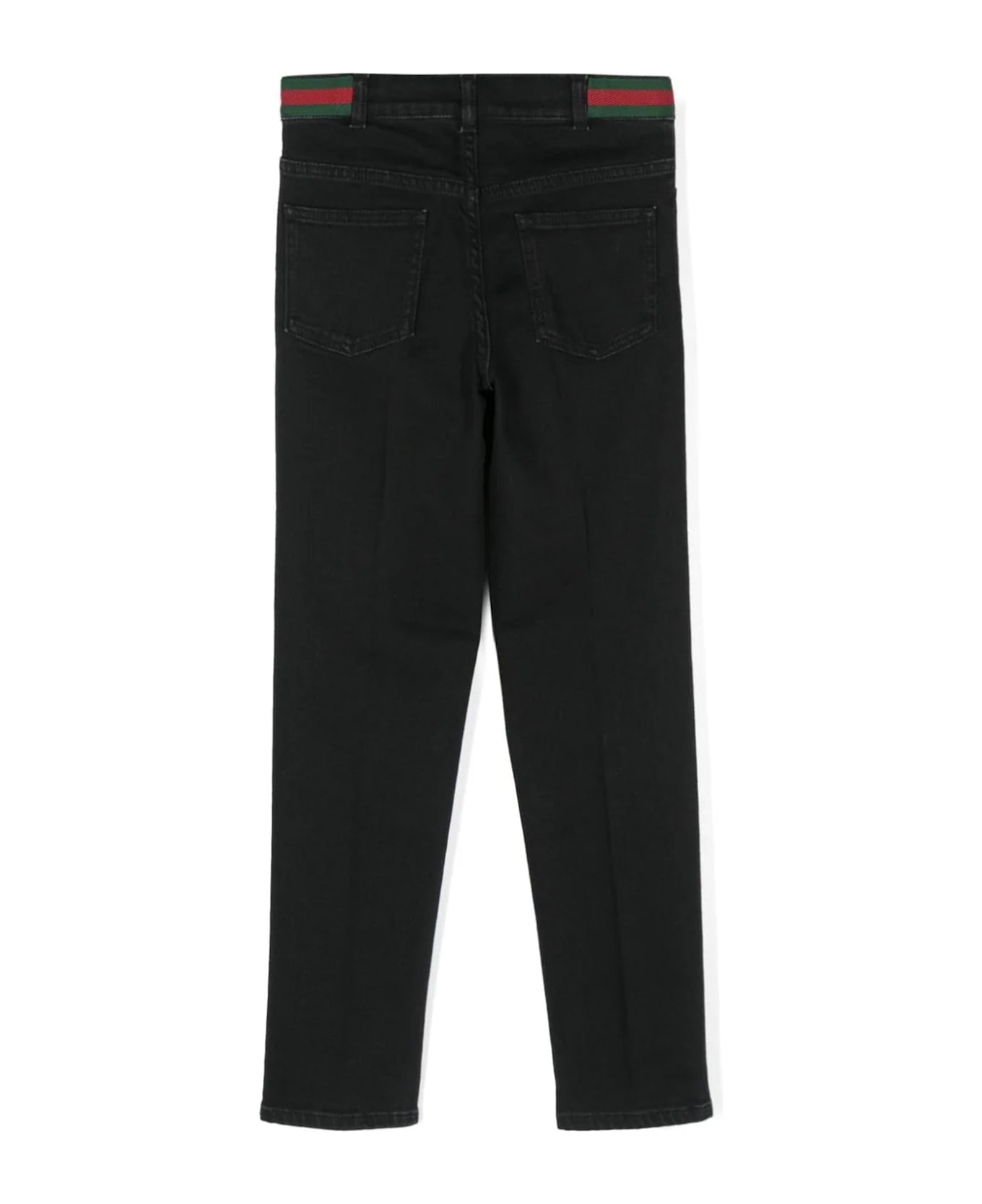 Gucci Kids Jeans Black - Black