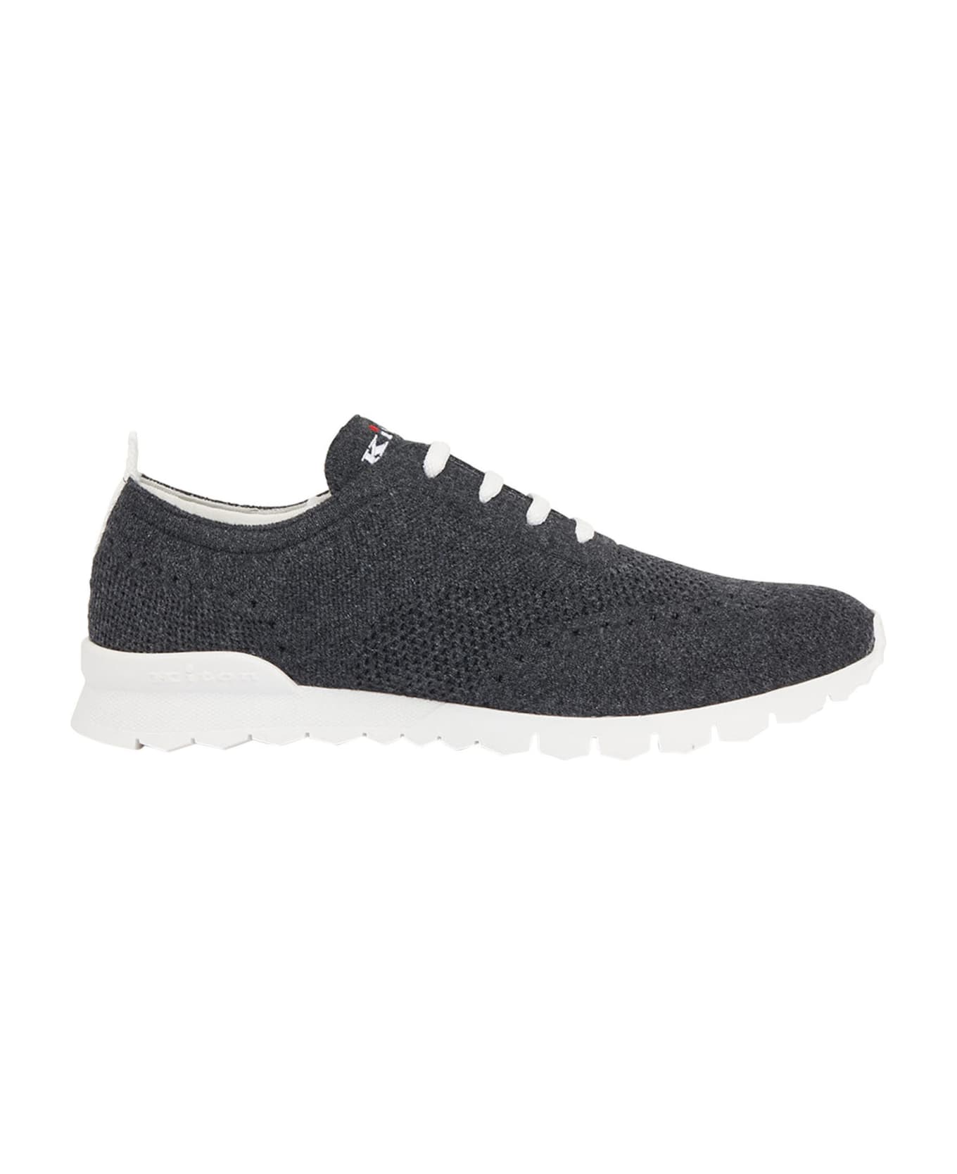 Kiton Sneakers Shoes Cashmere - ANTHRACITE