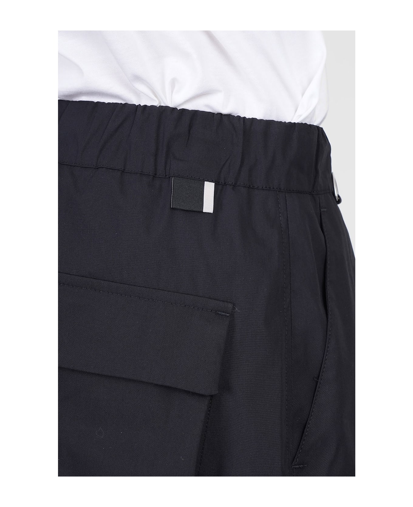 Low Brand Combo Shorts In Black Cotton - black