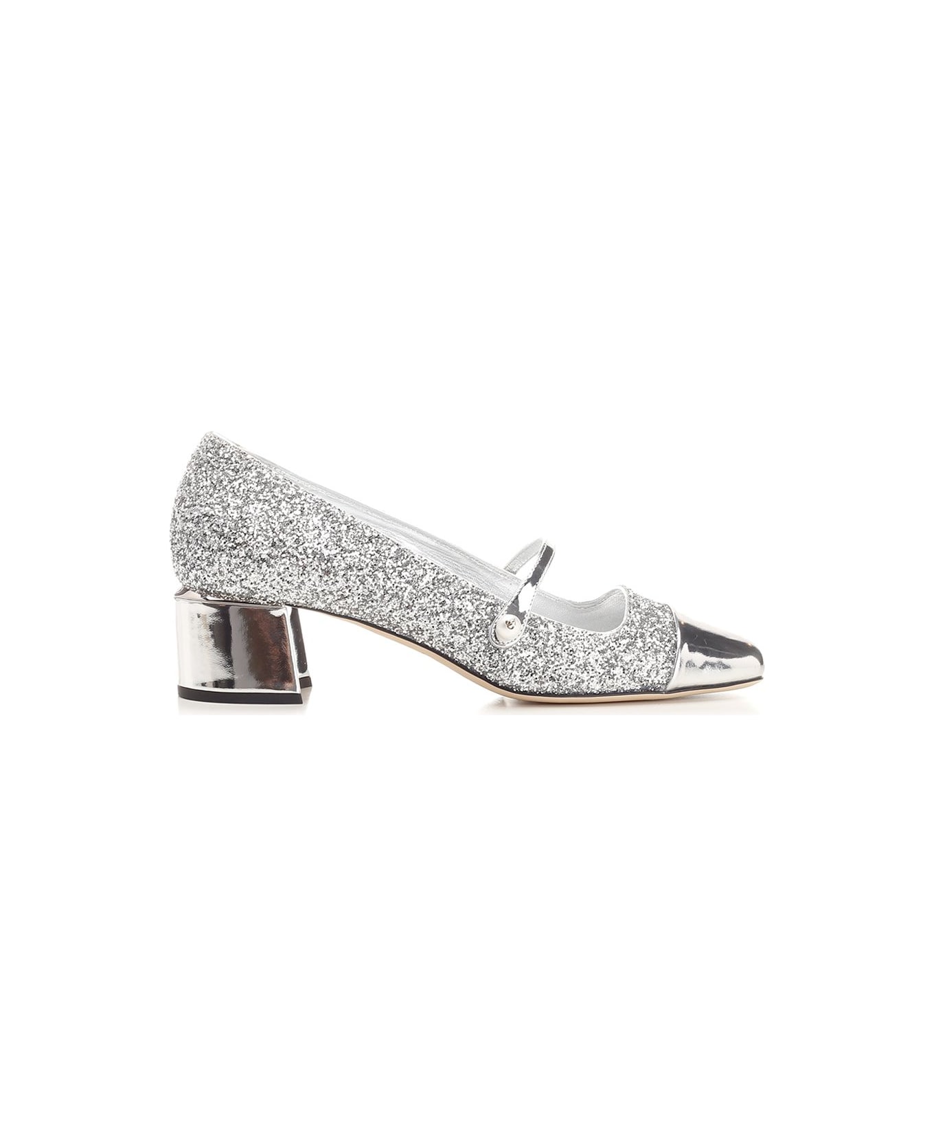 Jimmy Choo "elisa" Mary Jane - Silver