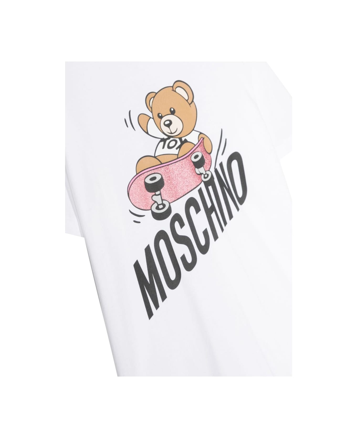 Moschino Maxi Logo T-shirt - WHITE