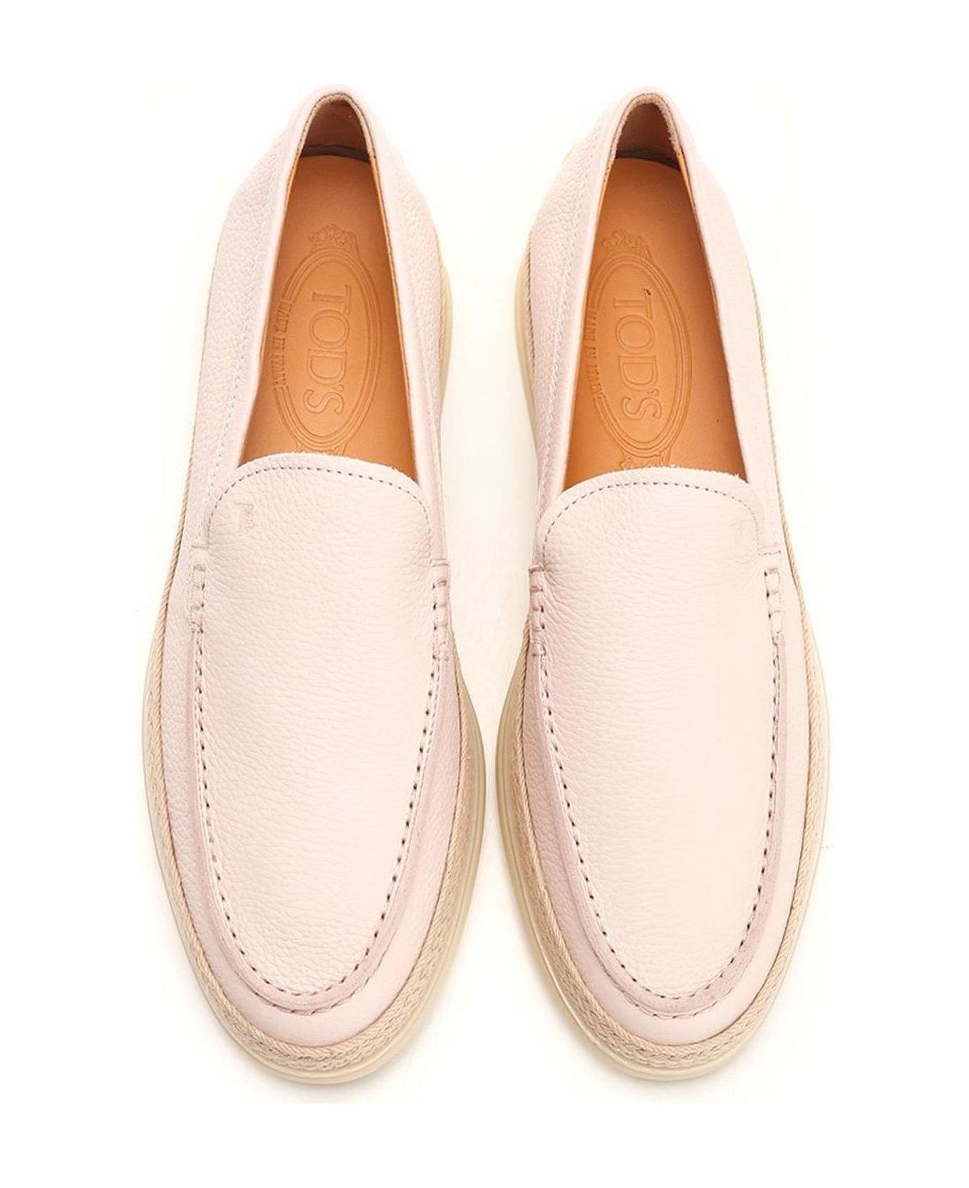 Tod
s Raffia Loafer - Rose