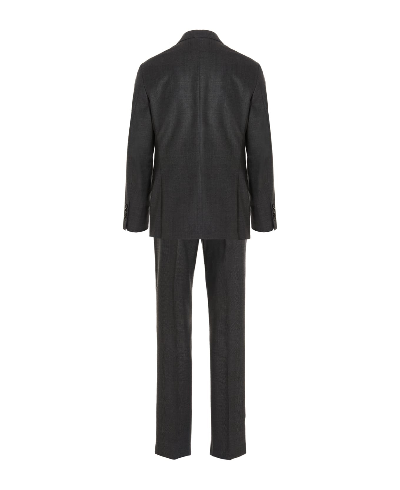 Brunello Cucinelli Prince Of Wales Suit - Gray