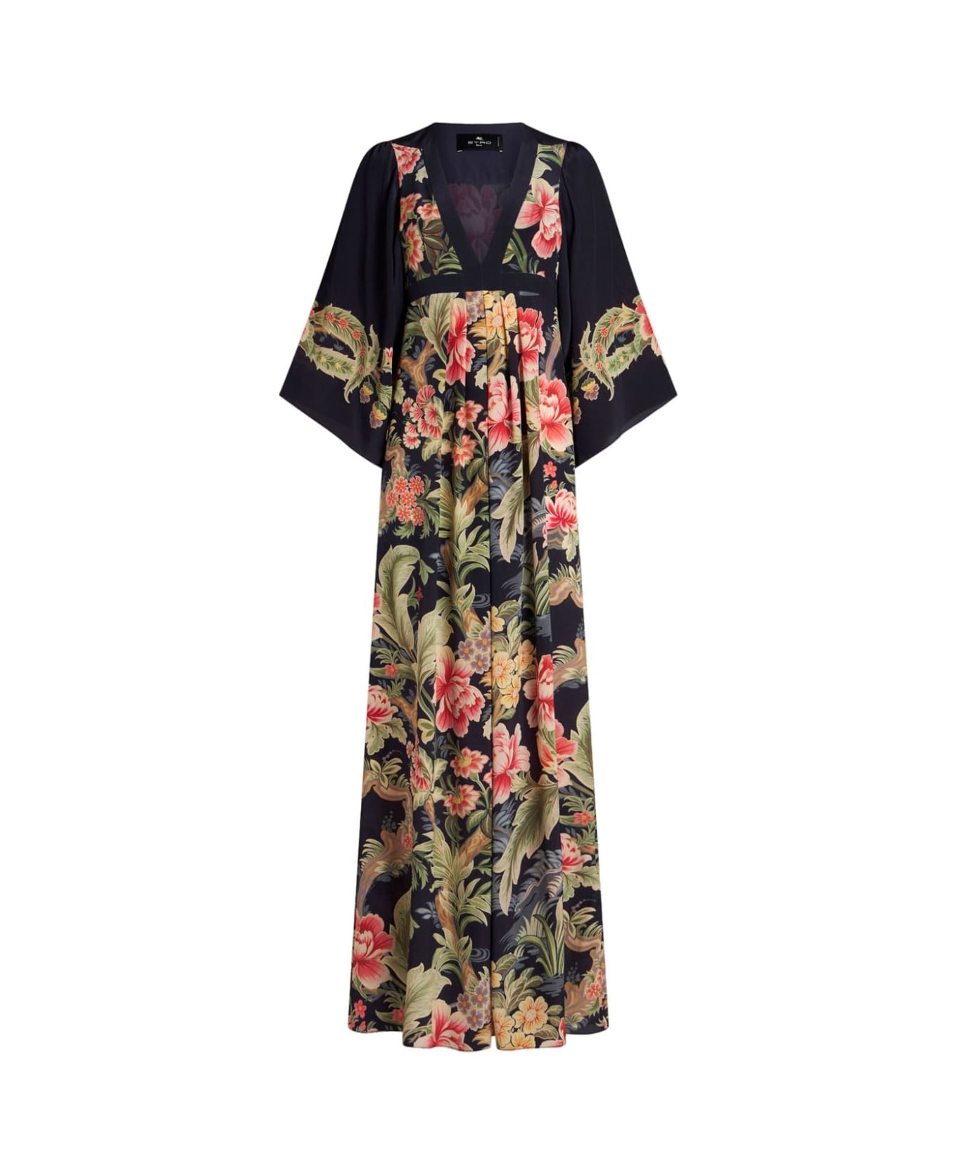 Etro Dress - Stampa f.do blu