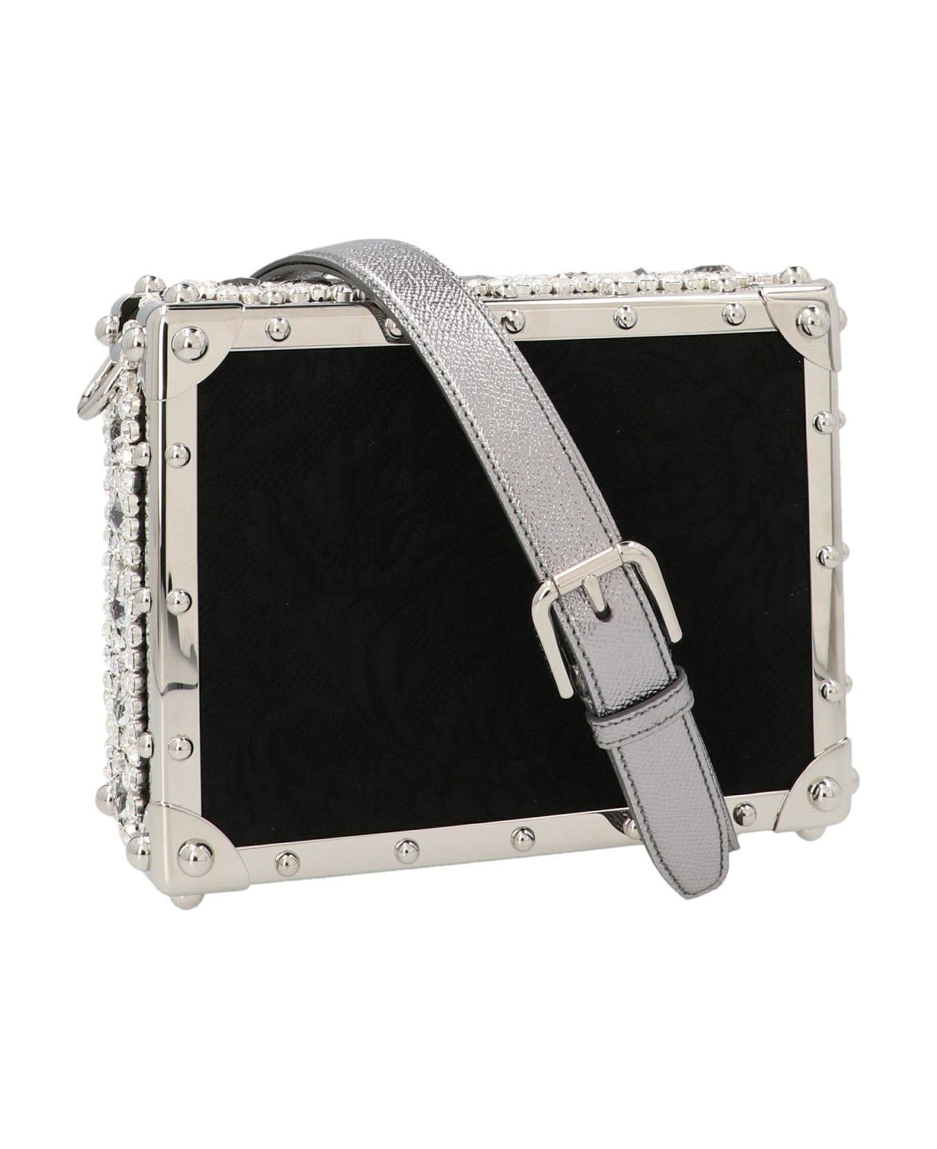 Dolce & Gabbana Embellished Tote Bag - Silver クラッチバッグ