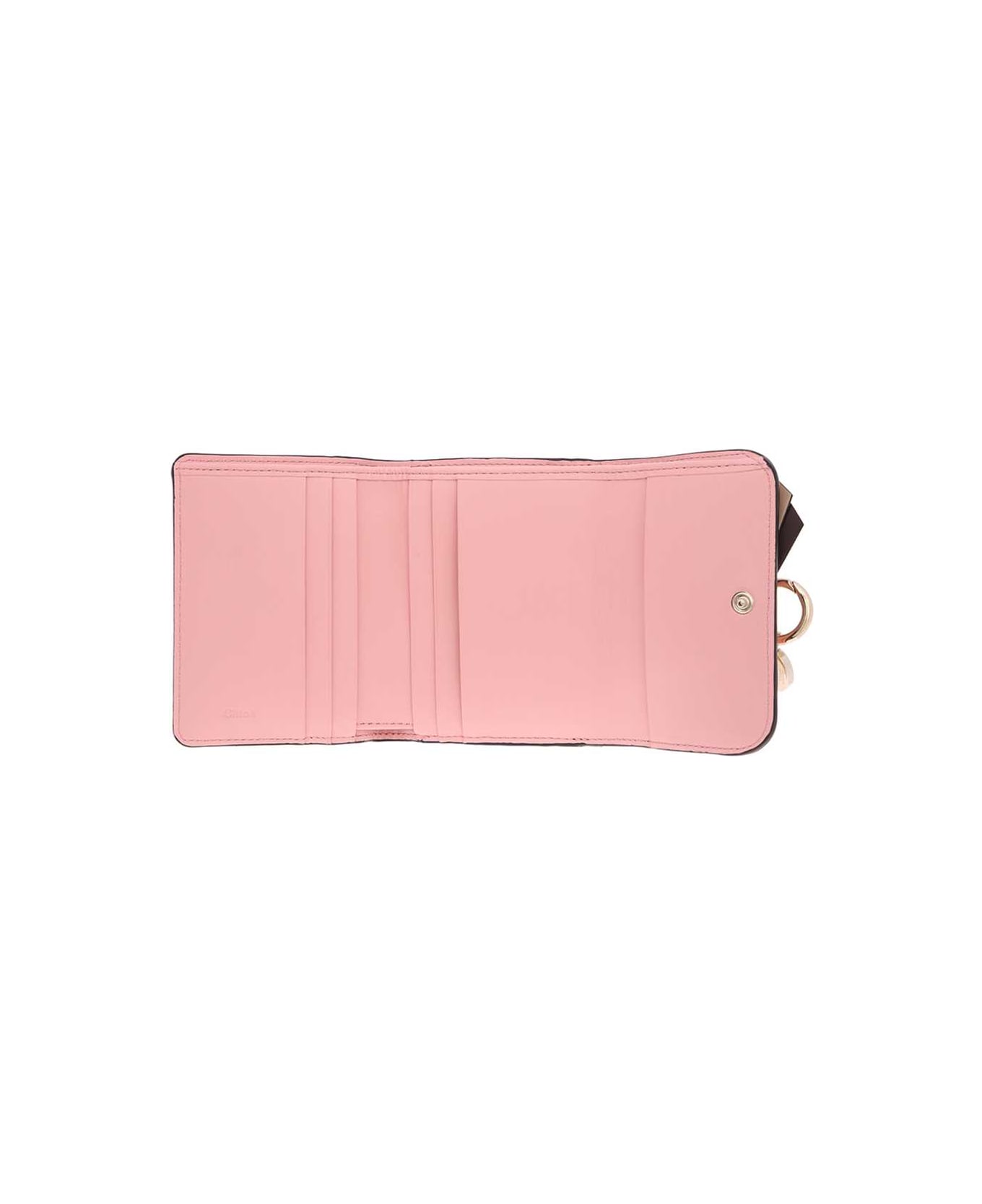 Chloé Leather Wallet - Pink 財布