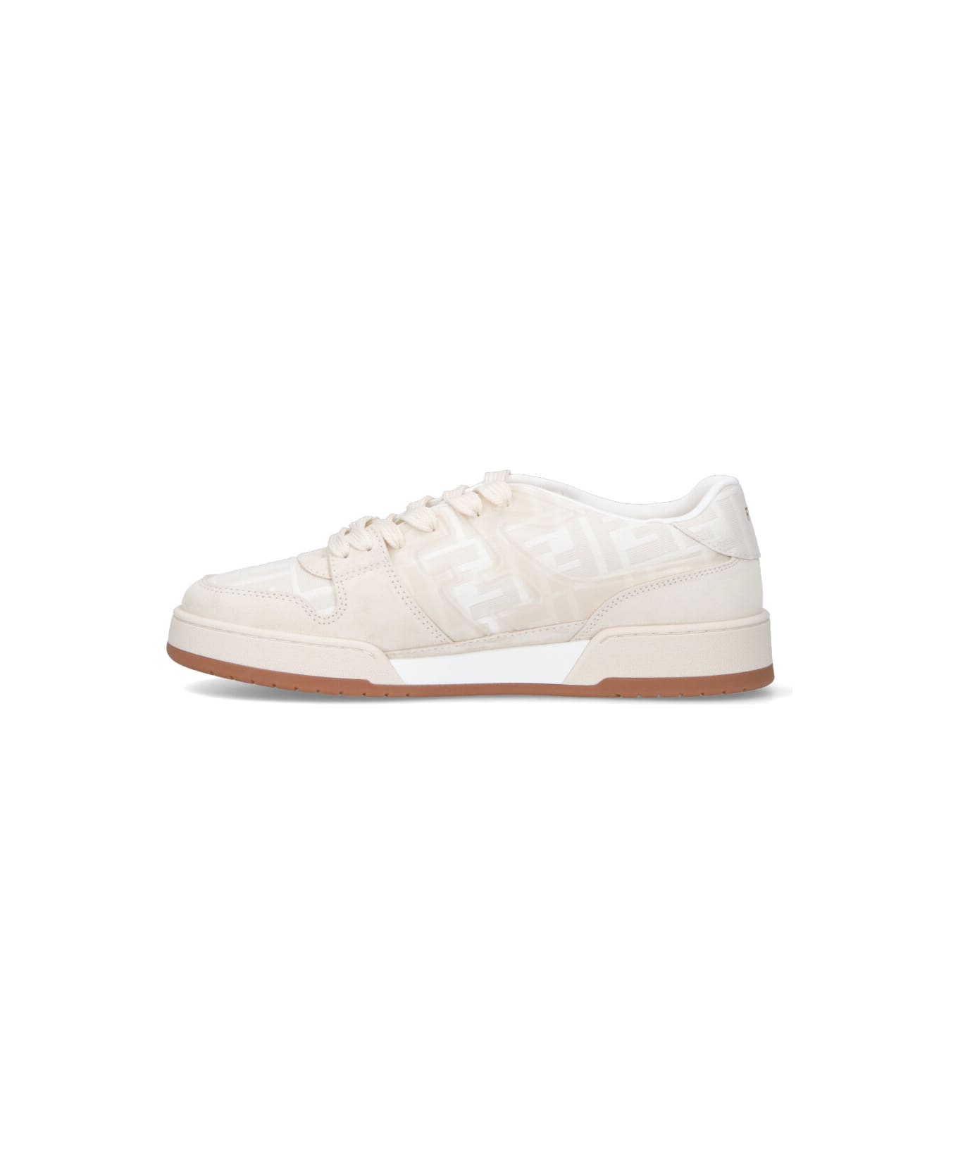 Fendi "match" Low-top Sneakers - White