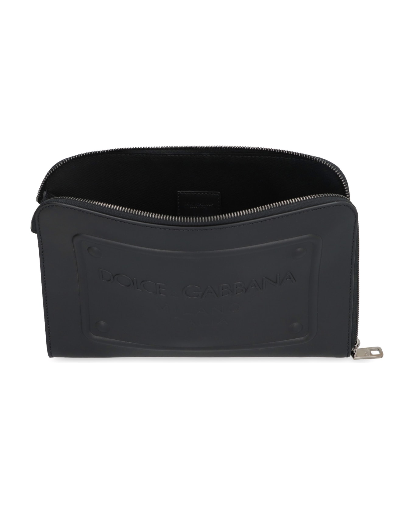 Dolce & Gabbana Leather Clutch - black バッグ