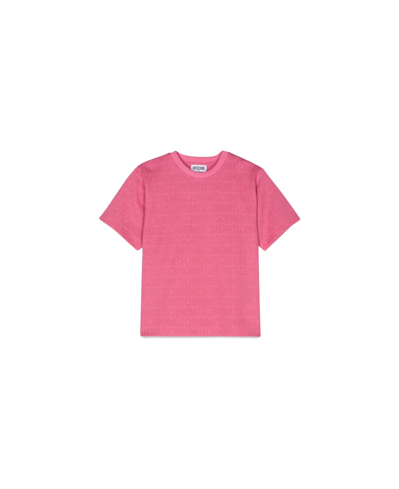 Moschino Maxi T Shirt M/c - FUCHSIA