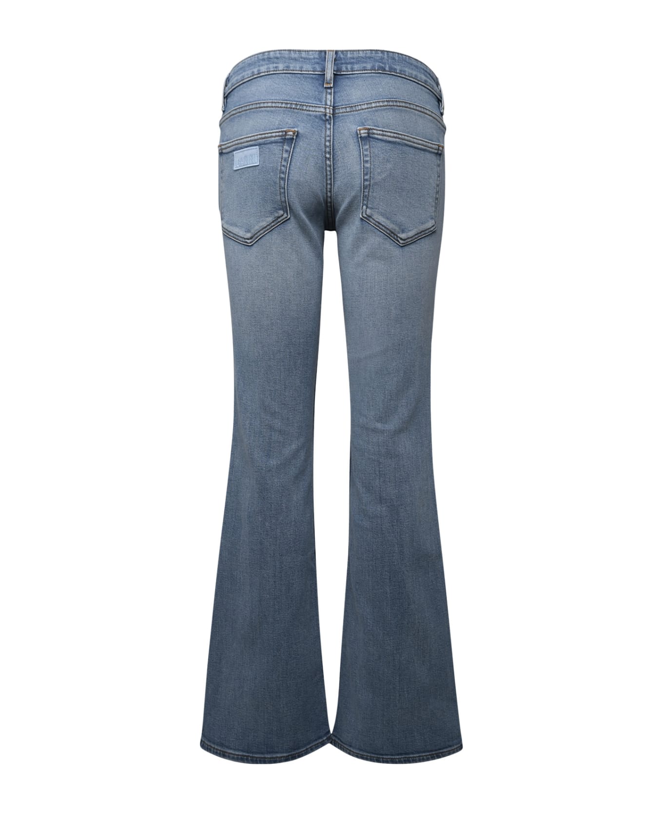 Ganni Blue Cotton Jeans - Light Blue
