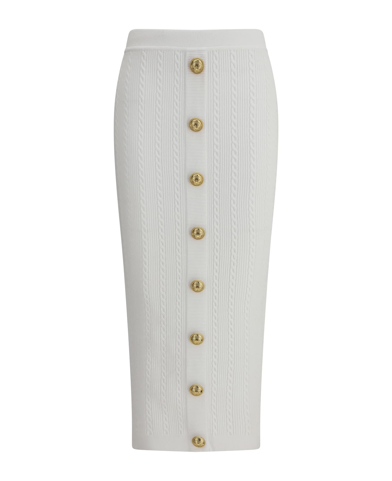 Balmain Knit Midi Skirt