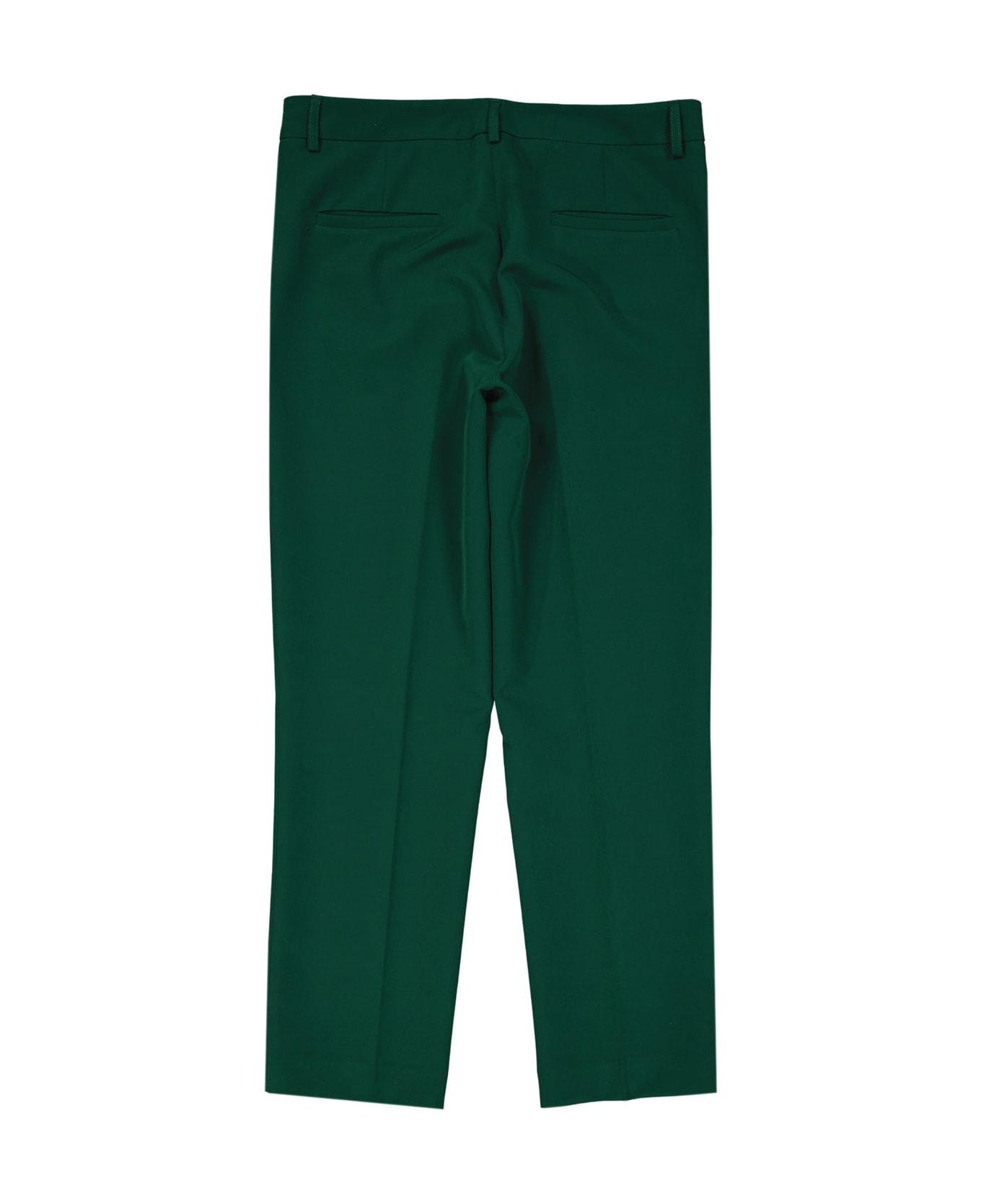 Blanca Vita Cropped Tailored Trousers - Green