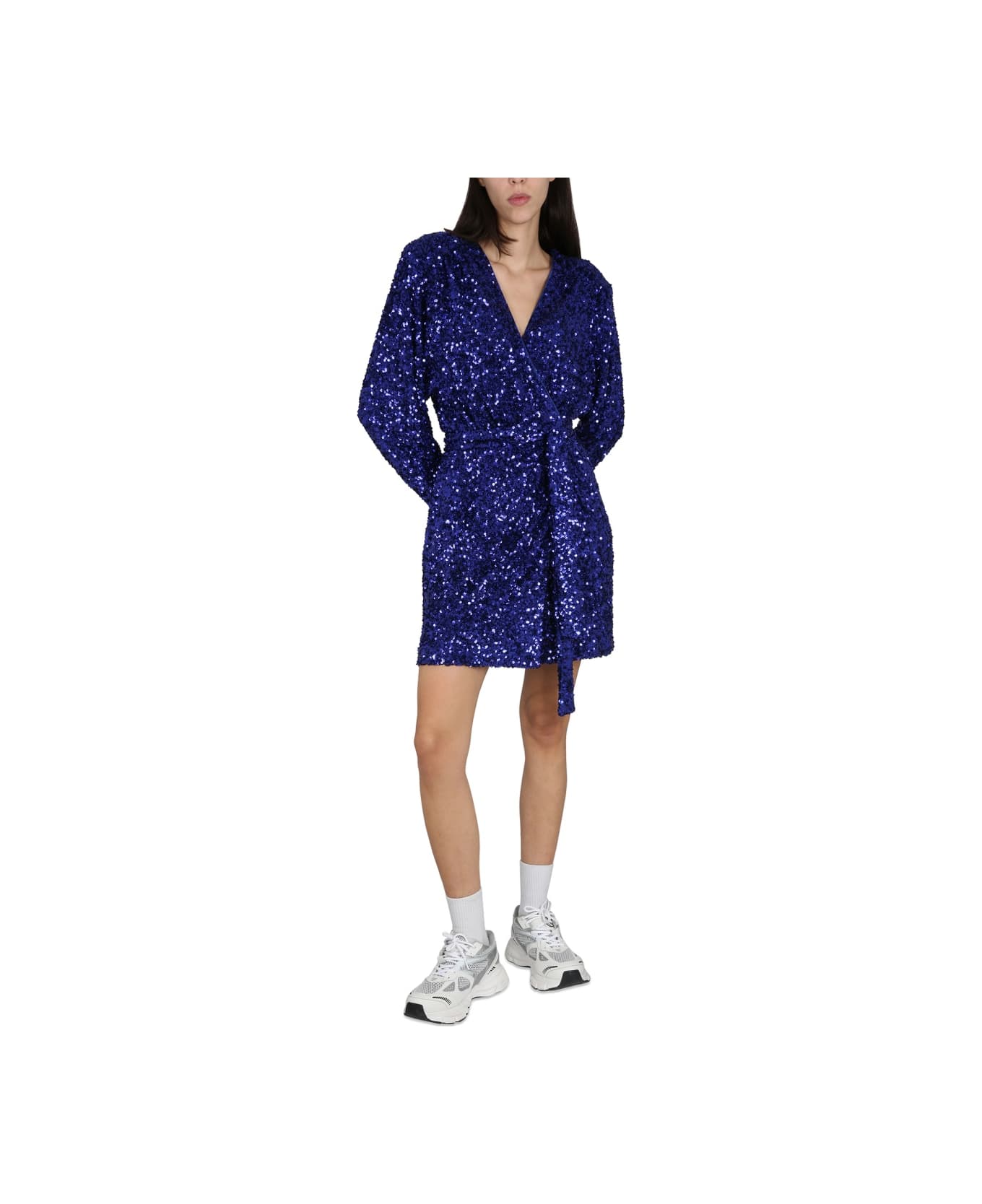 Rotate by Birger Christensen Sequined Dress - BLUE