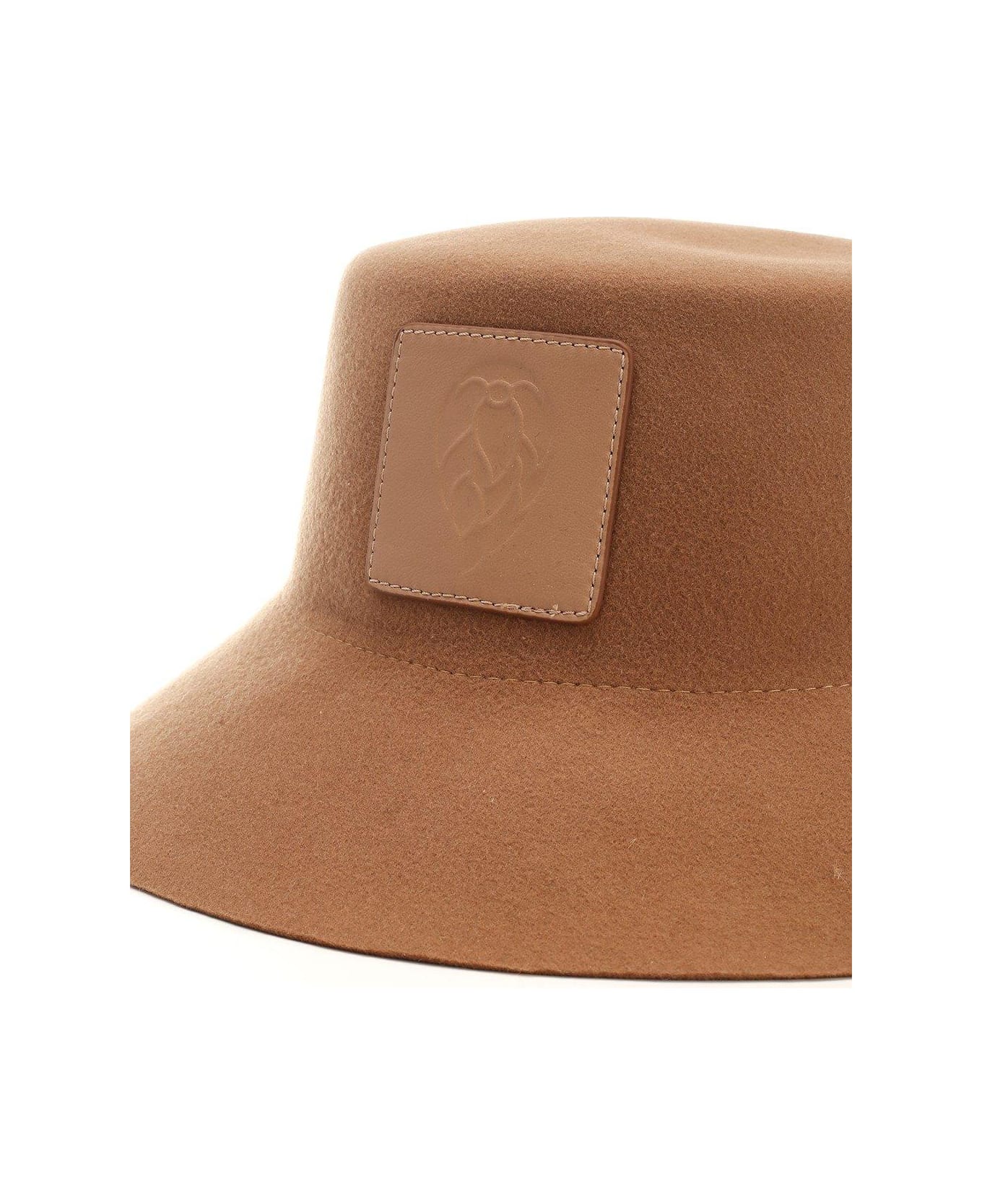 Helen Kaminski Logo Patch Felt Hat - Beige