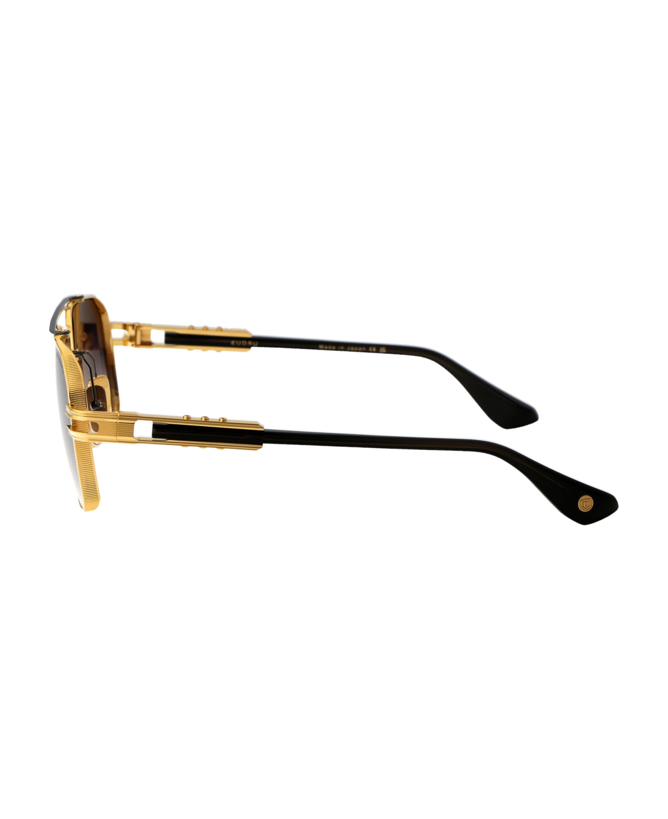 Dita Kudru Sunglasses - 01 YELLOW GOLD - ANTIQUE SILVER W/ GREY TO CLEAR GRADIENT