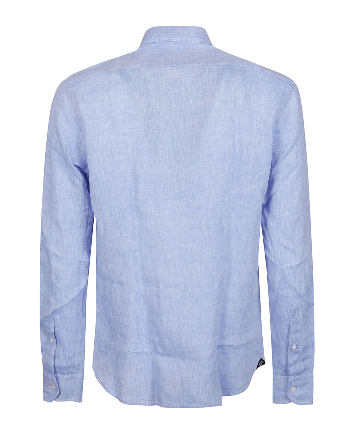 Orian Long Sleeve Slim Shirt - Azzurro