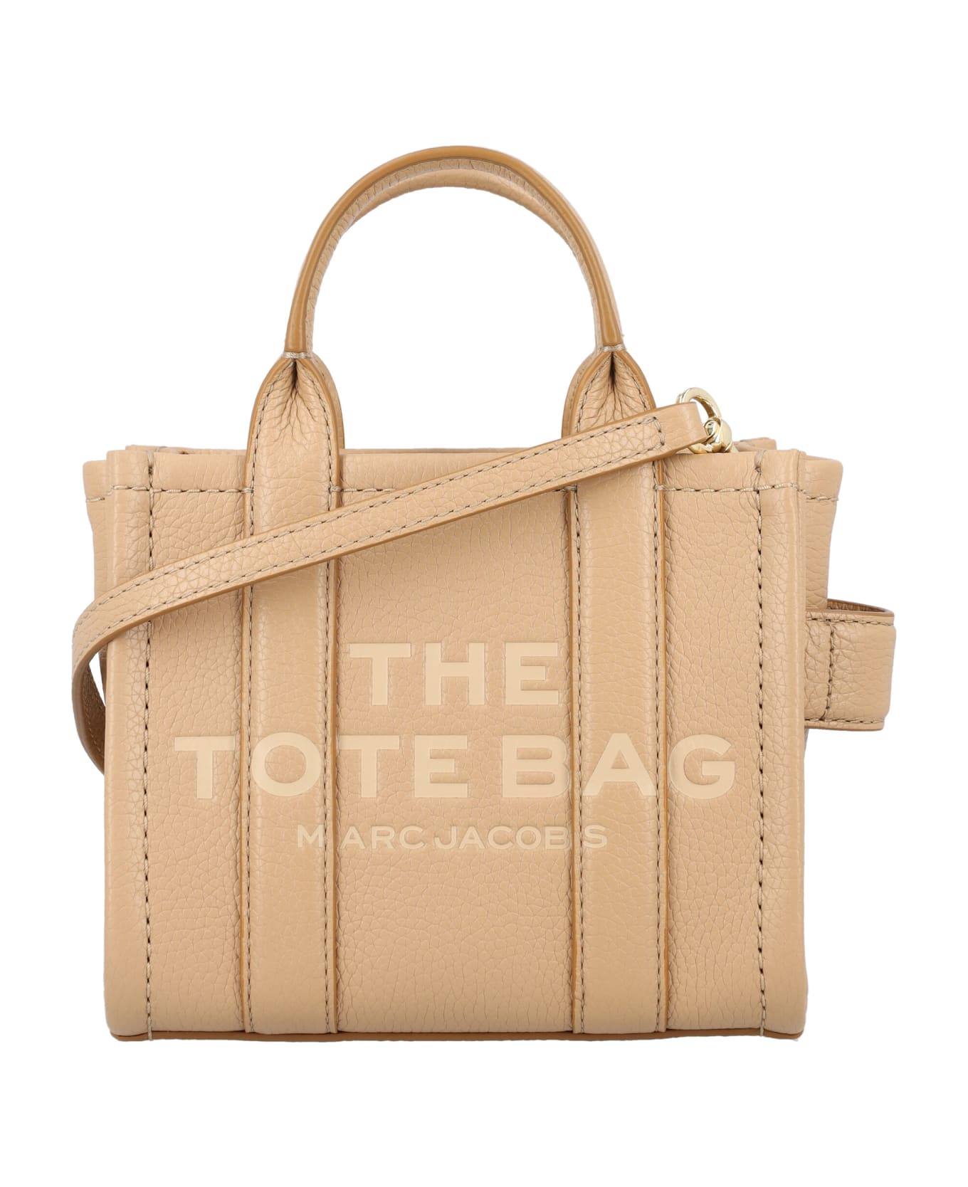 Marc Jacobs The Mini Tote Leather Bag - CAMEL