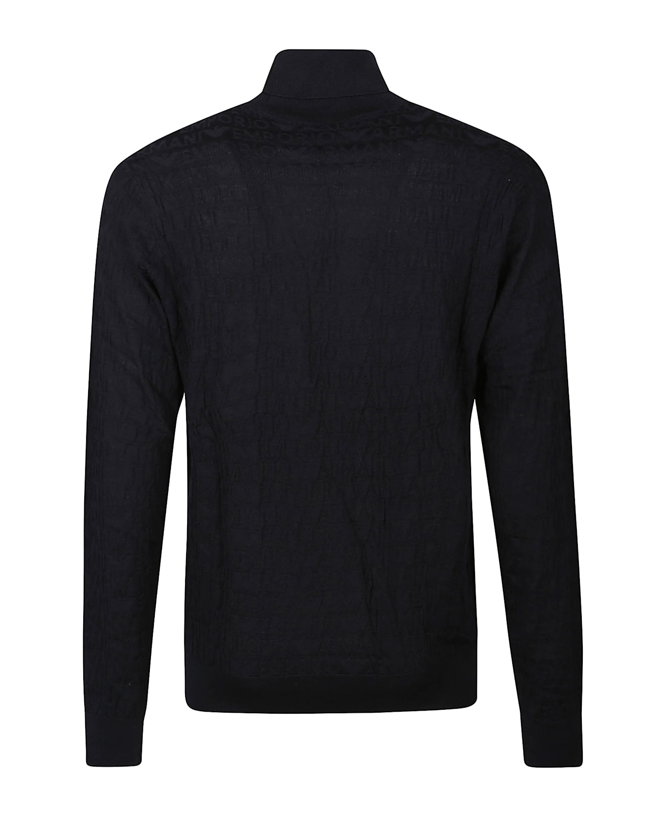 Emporio Armani Turtle Neck Sweater - Blu Navy