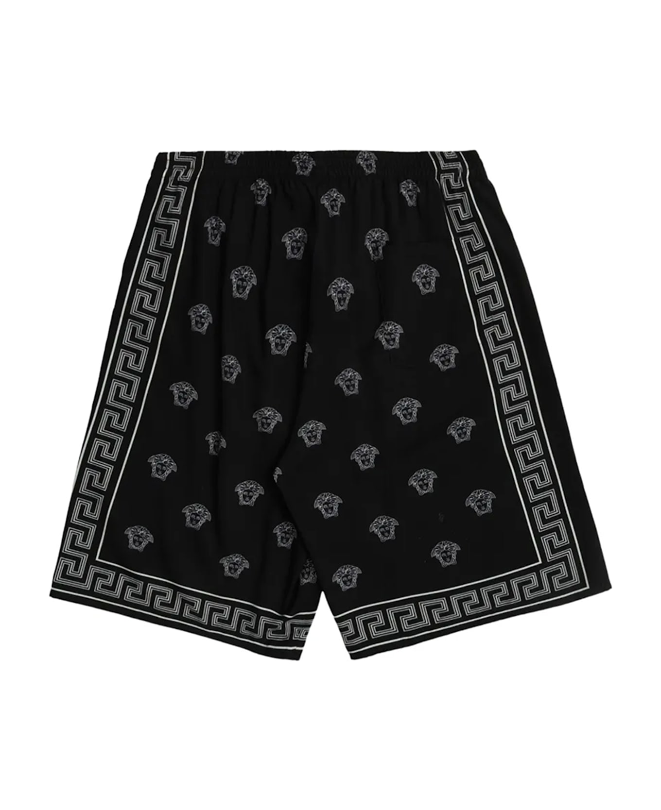 Versace Medusa Bandana Shorts - Nero bianco