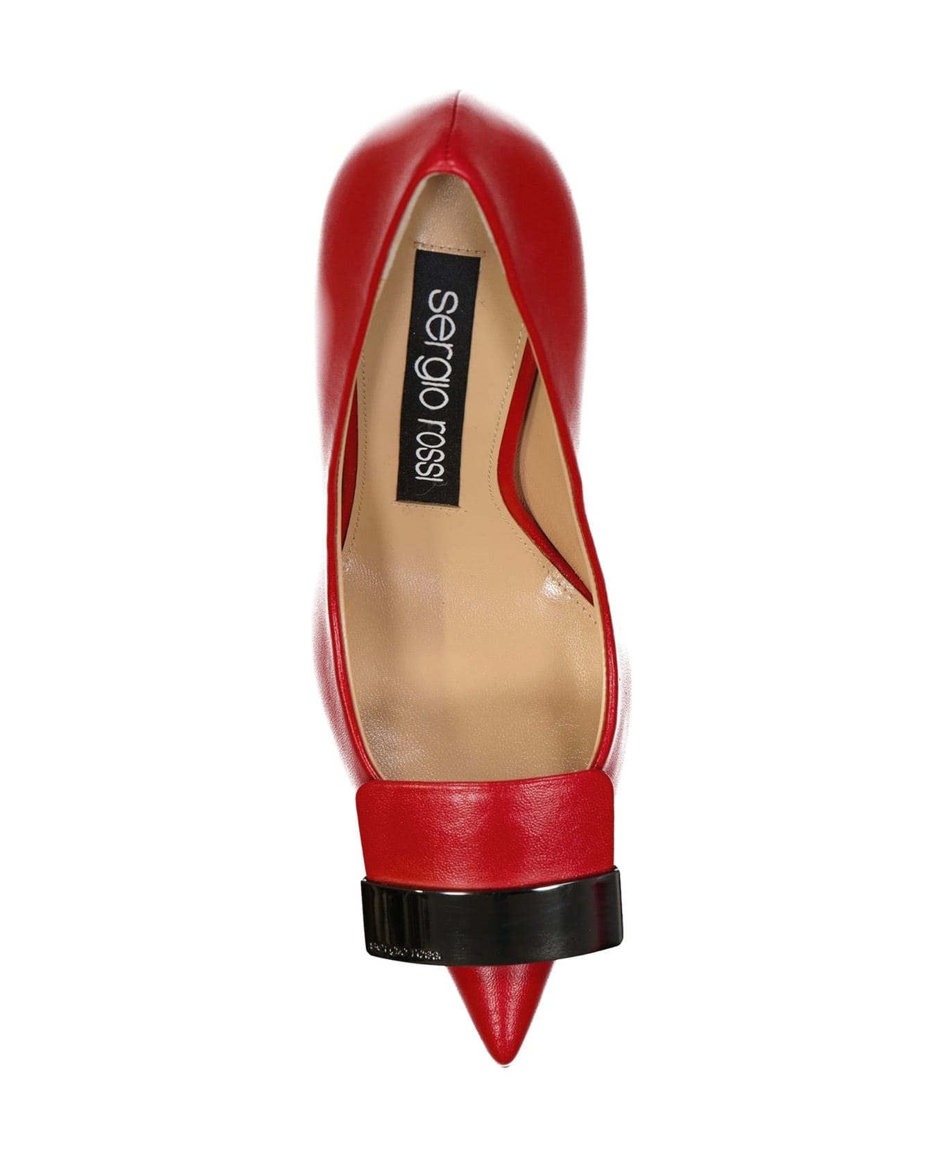 Sergio Rossi 090 Leather Pumps - Red