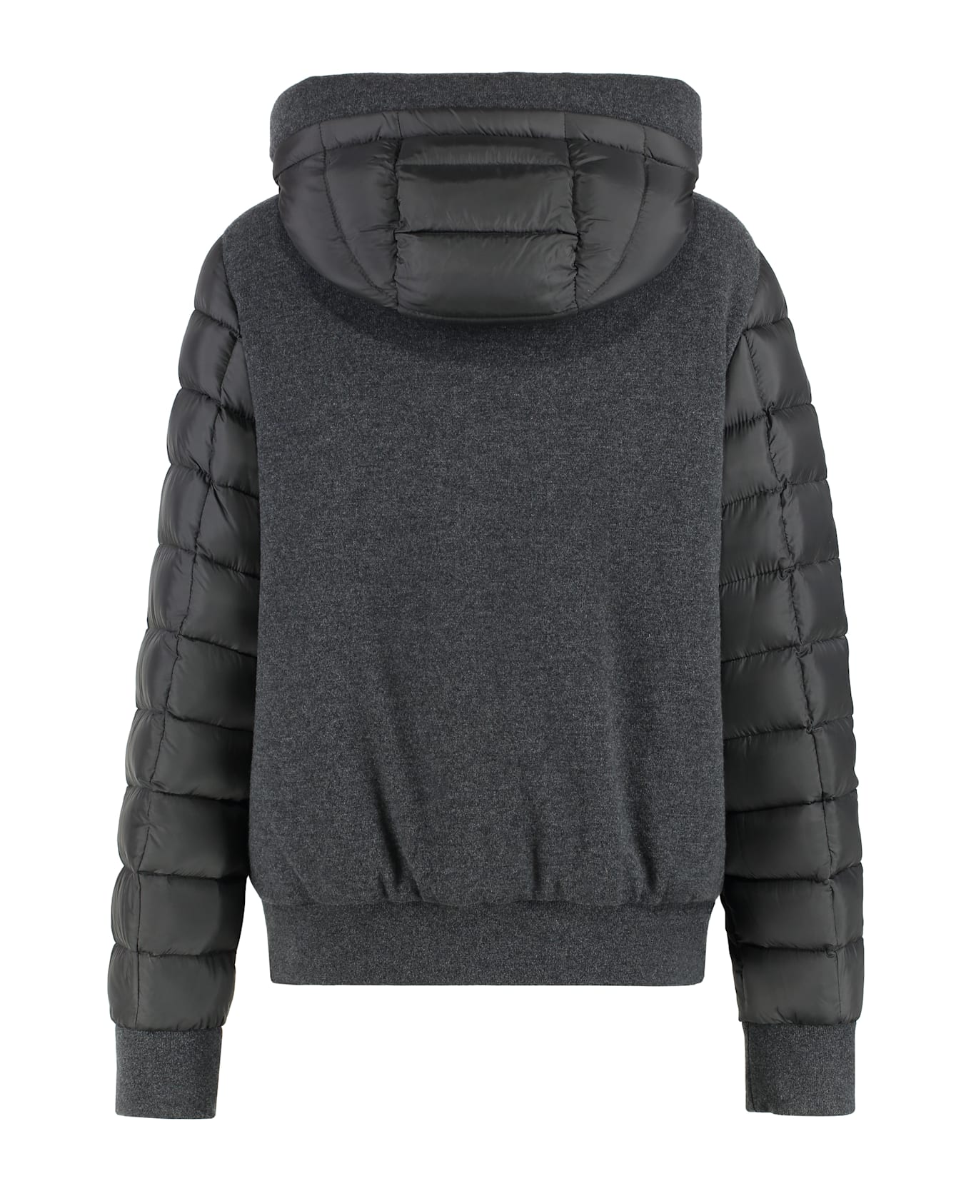 Moorer Flavia Hooded Bomber - grey