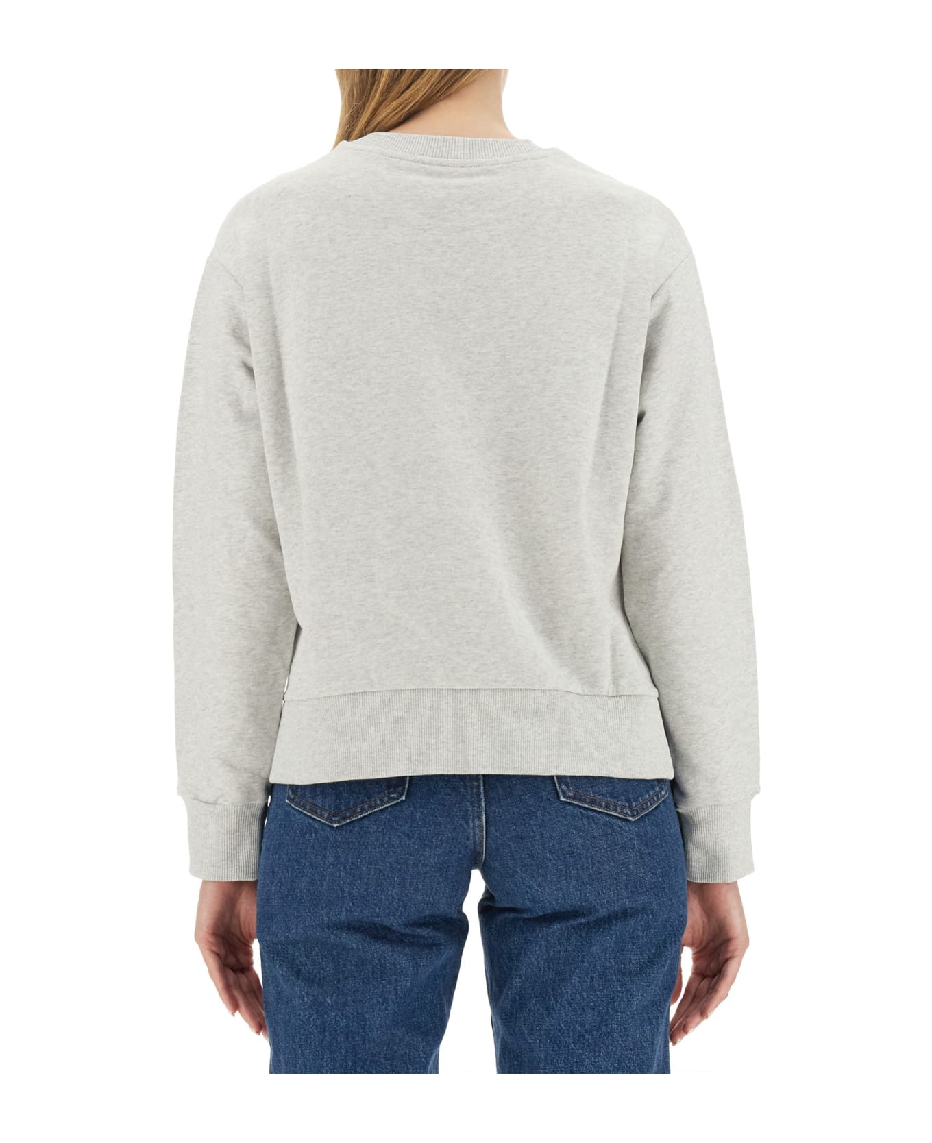 A.P.C. Cotton Sweatshirt - GREY