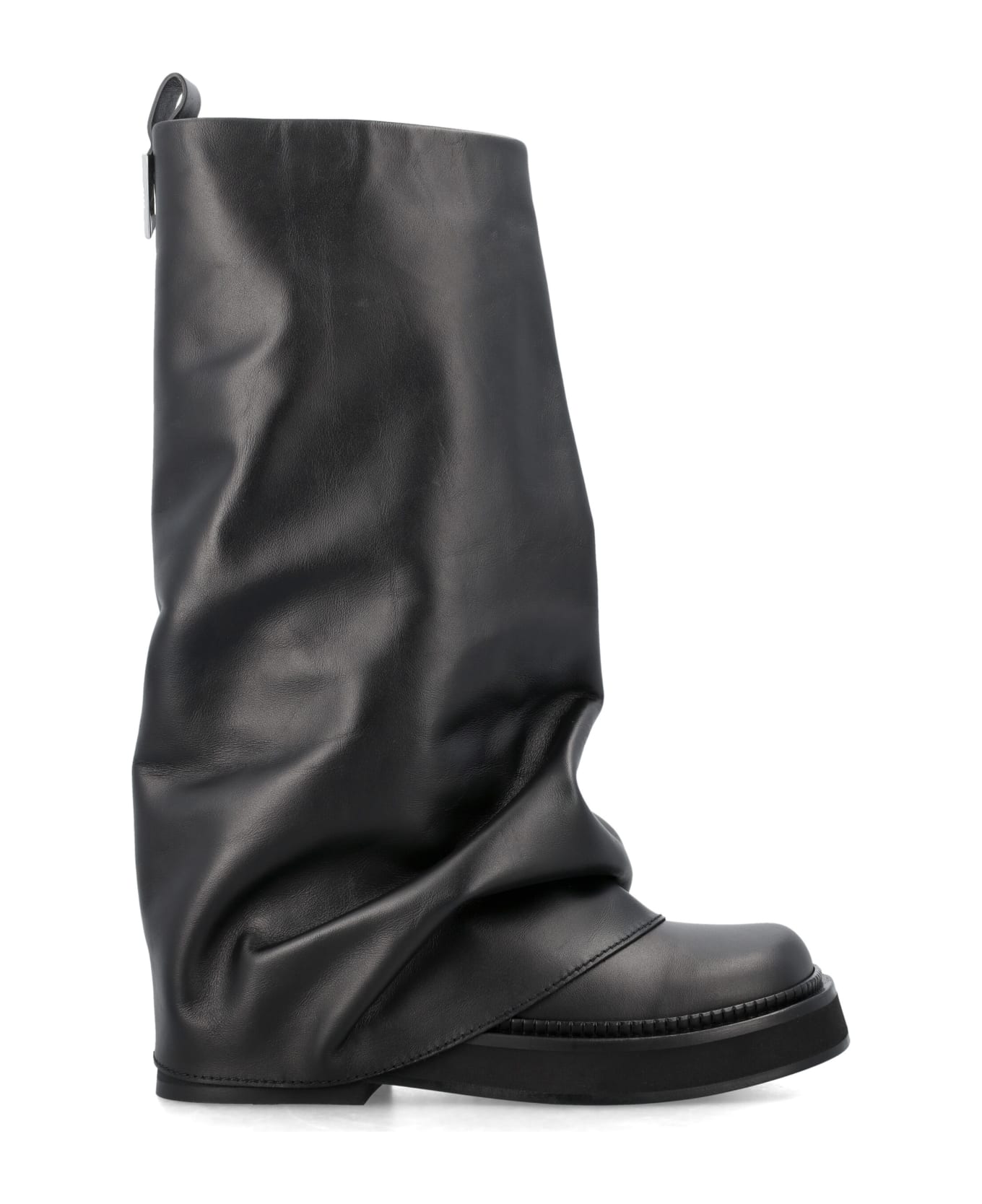 The Attico Combat Robin Boots - BLACK