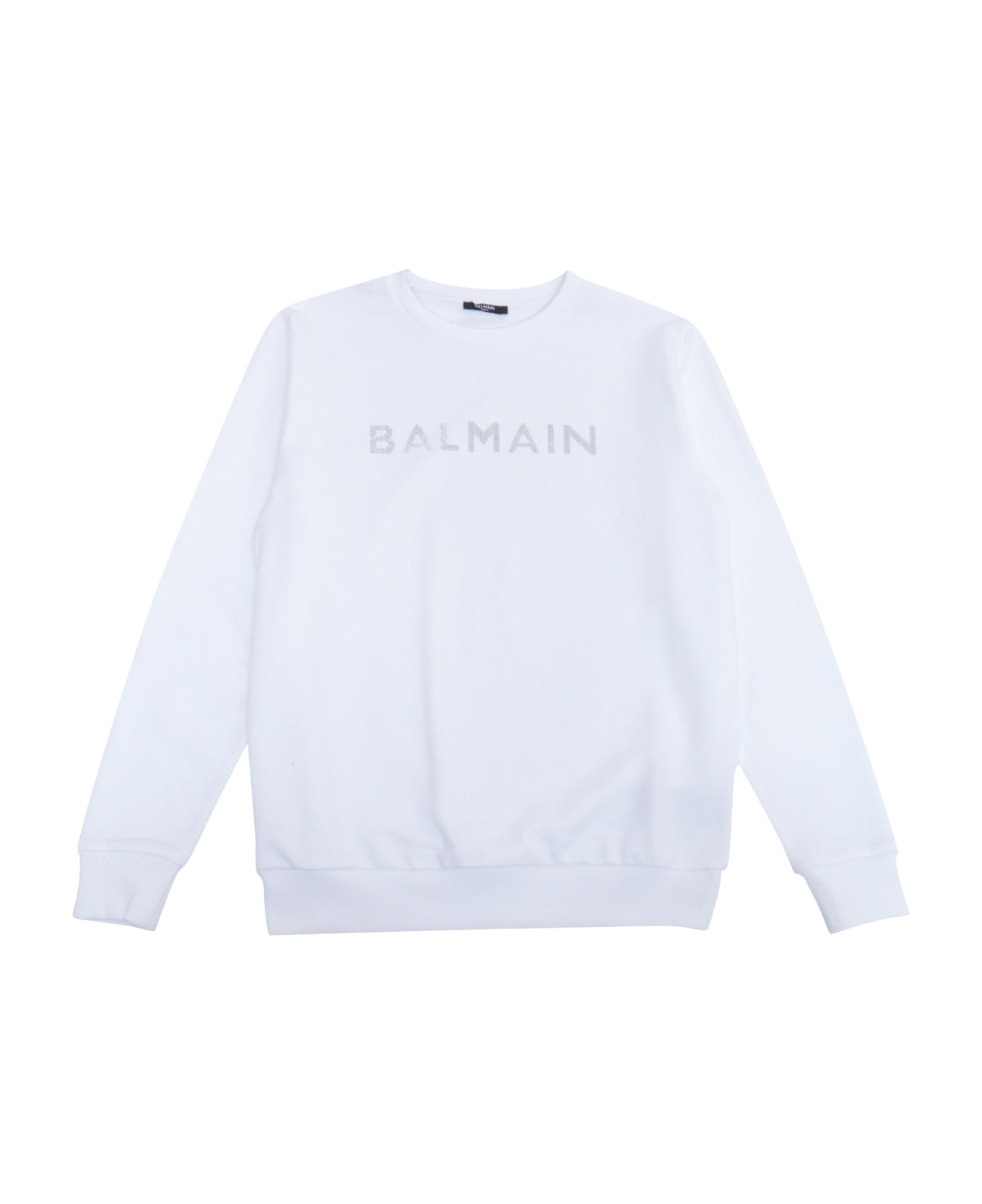 Balmain White Sweatshirt - WHITE
