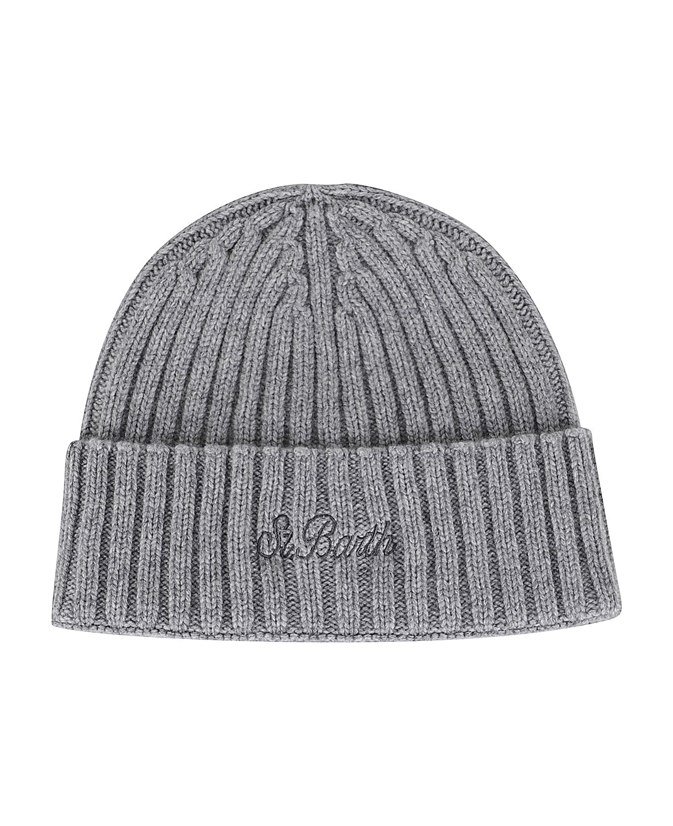 MC2 Saint Barth Knitted Cap - M Grey Melange