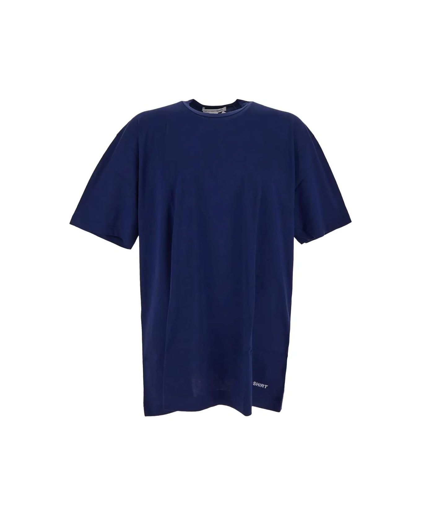 Comme des Garçons Shirt Logo T-shirt T-Shirt - NAVY シャツ