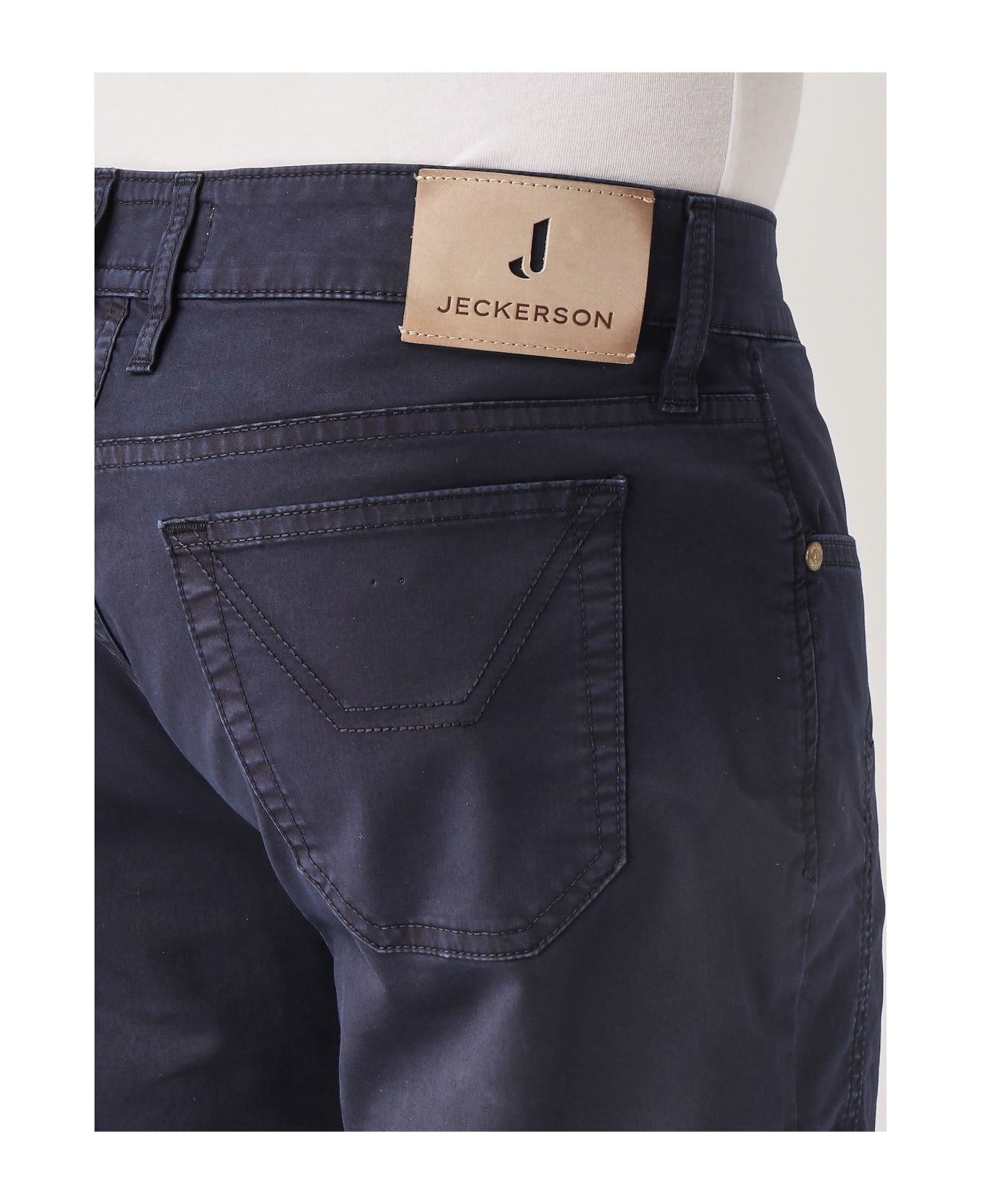 Jeckerson John 5 Tasche Toppa Slim Trousers - NAVY