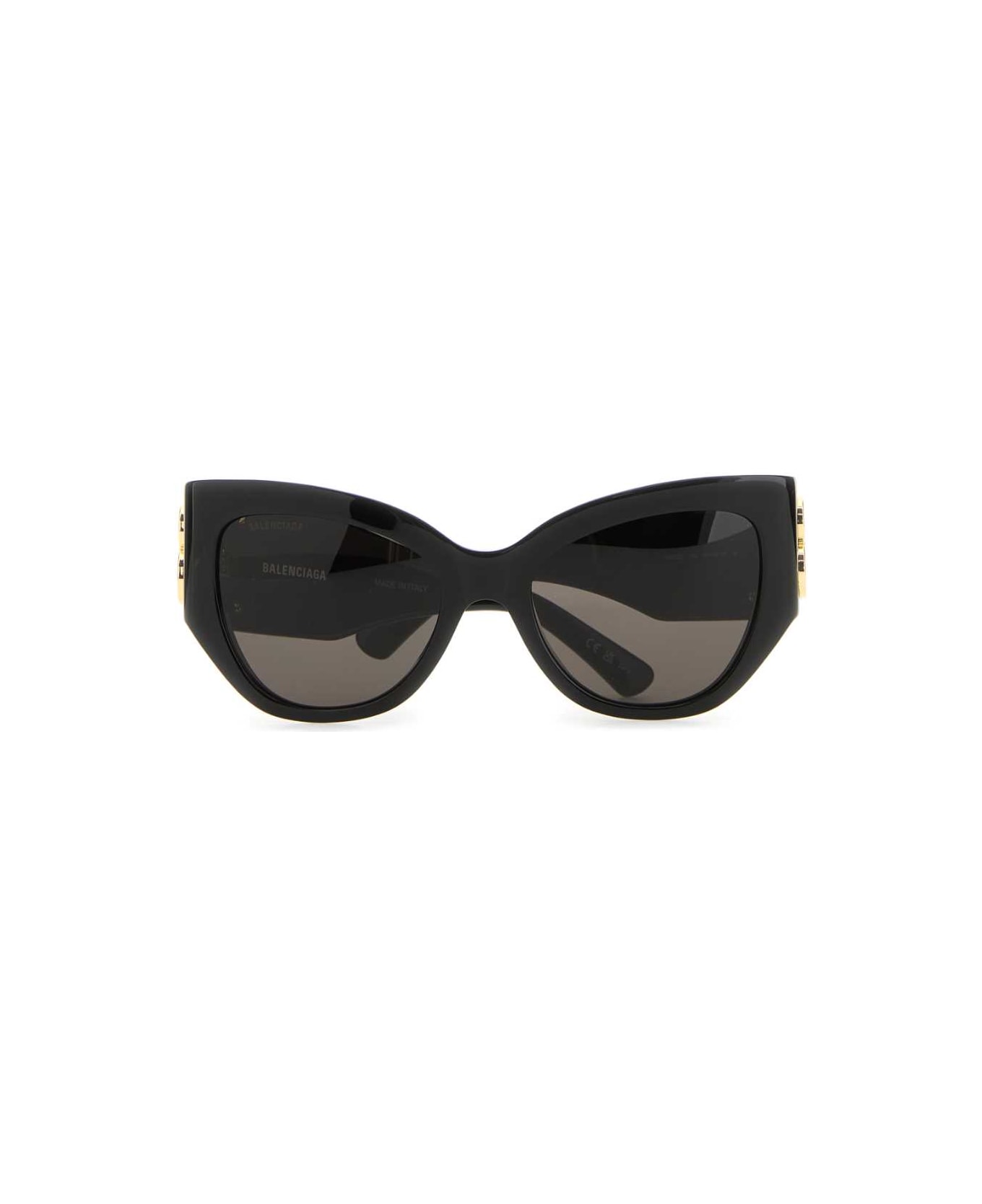 Balenciaga Black Acetate Bossy Cat Sunglasses - Black サングラス