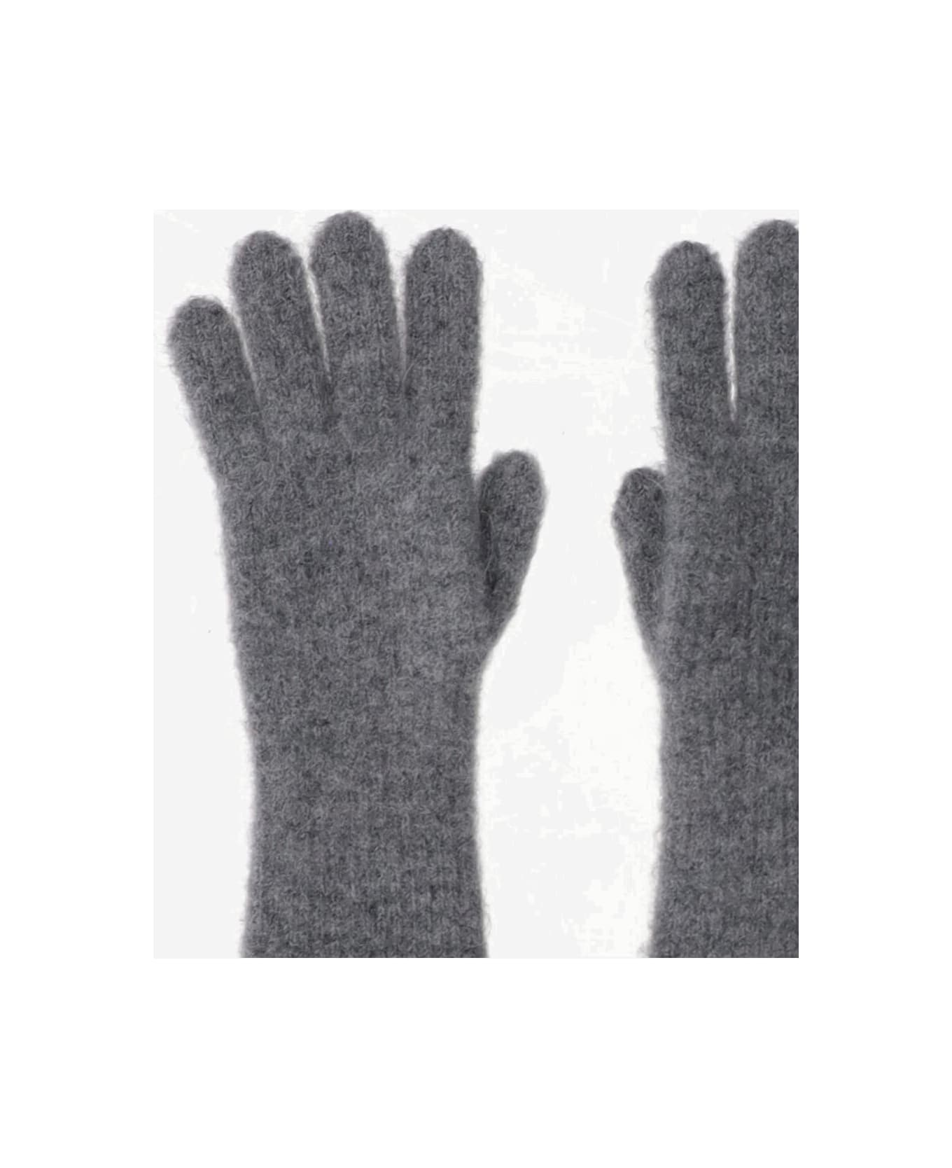 Jacquemus Wool Blend Gloves - Grey