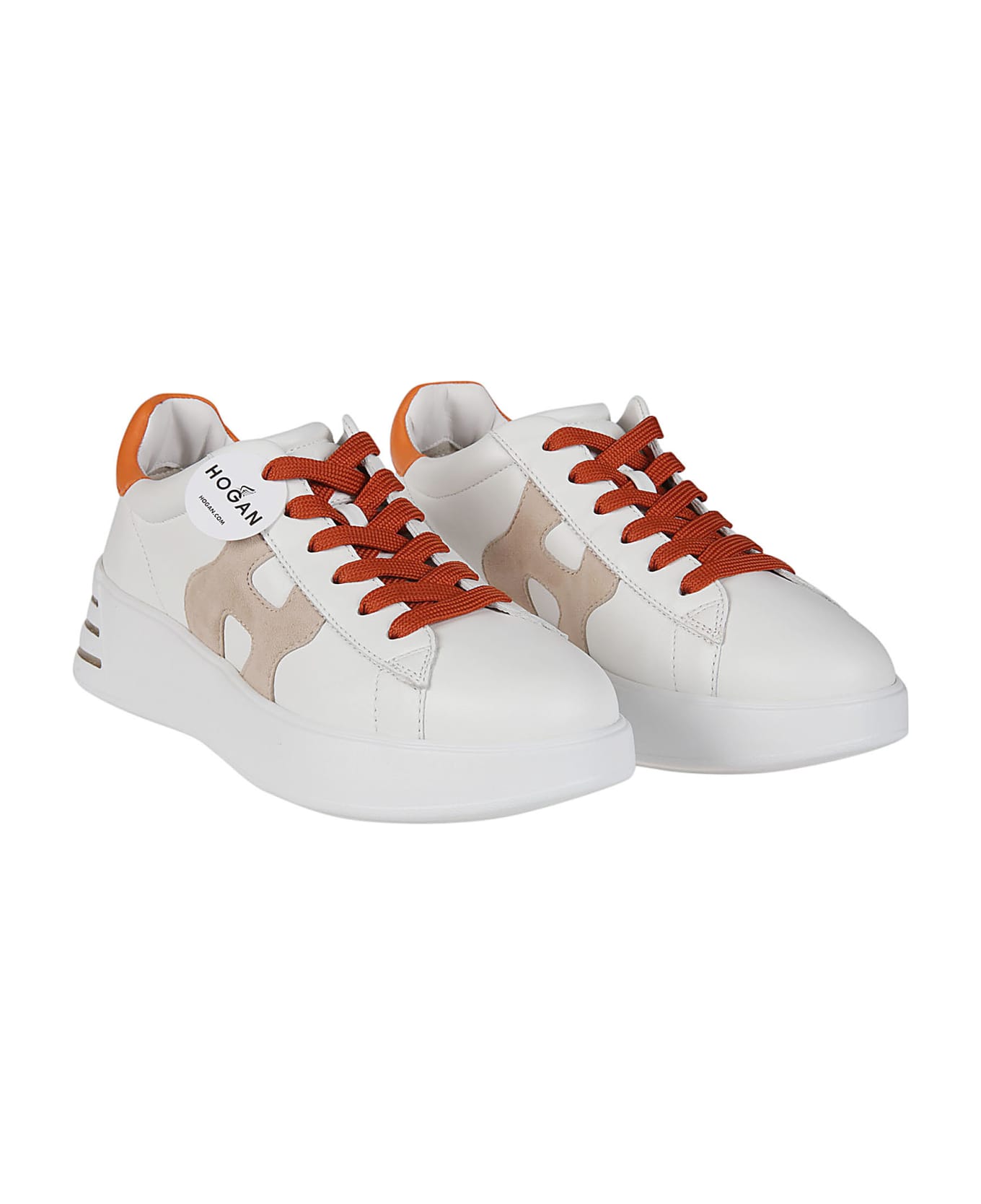 Hogan Rebel H564 Sneakers - Yef Bianco/zenzero