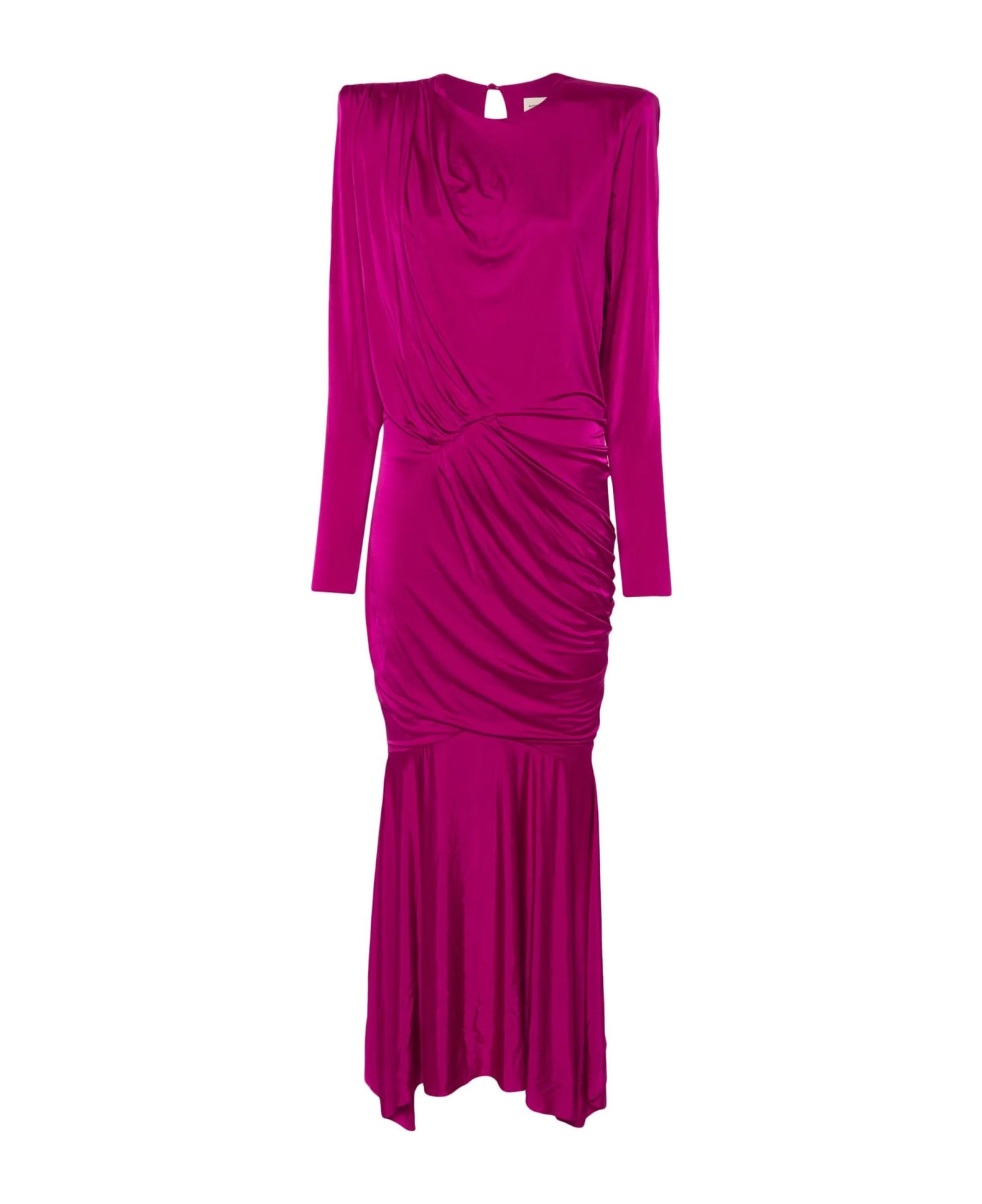 Alexandre Vauthier Fuchsia Pink Stretch-design Dress - Fuchsia