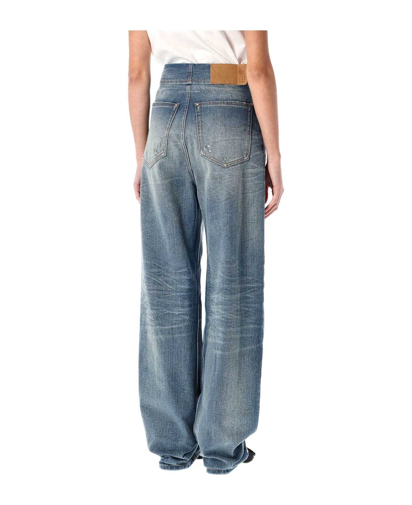 デニム・ジーパン MM6 Maison Margiela RHIANNA DENIM (S52LA0241M30016 961) MM6 Maison Margiela Rhianna Denim | italist