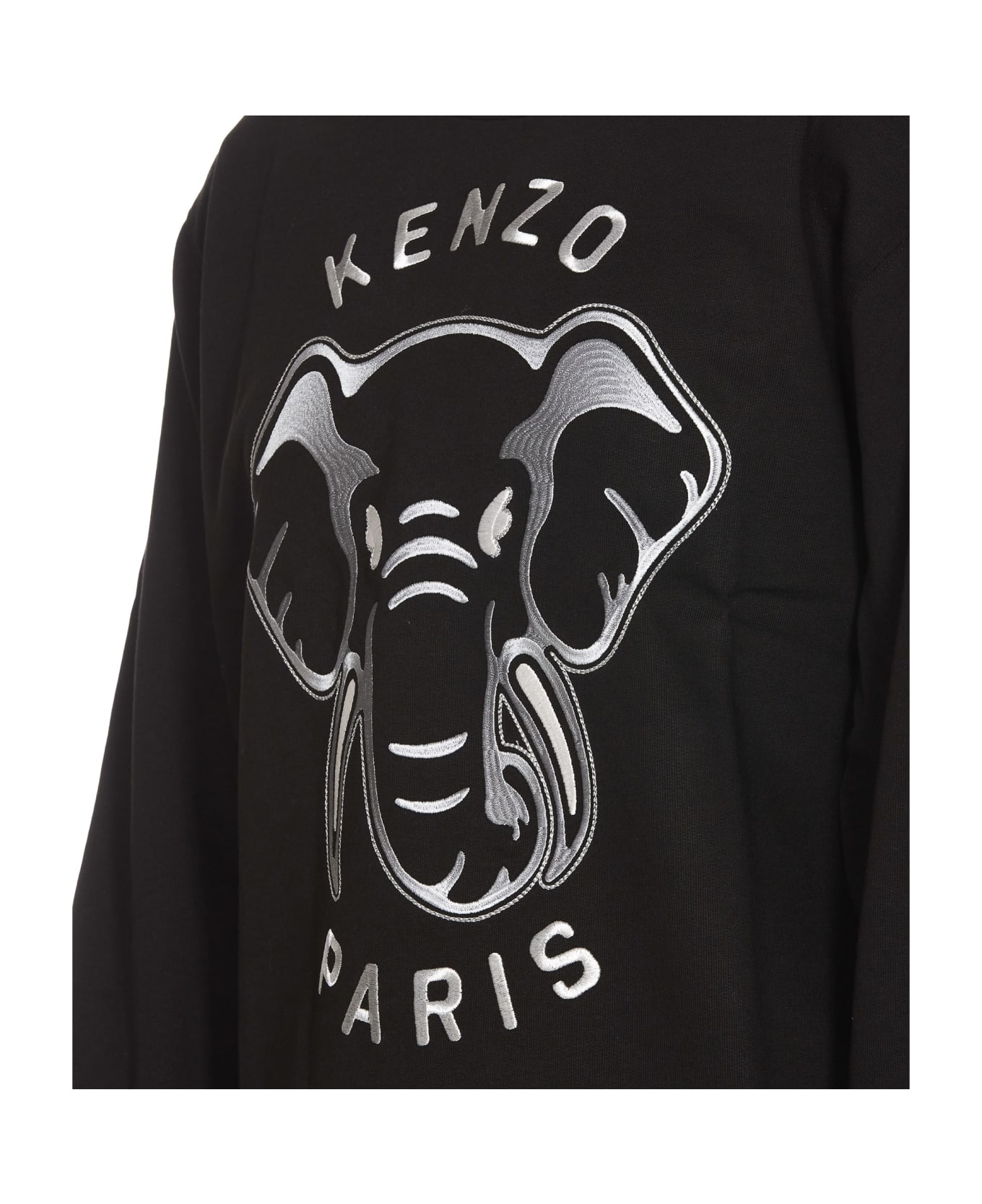 Kenzo Elephant Sweatshirt - Black フリース
