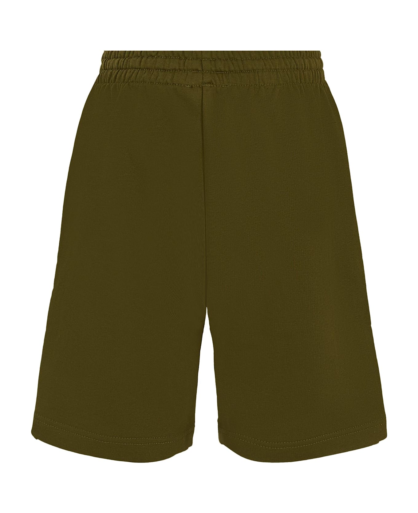 N.21 Green Shorts For Boy With Logo - Green ボトムス