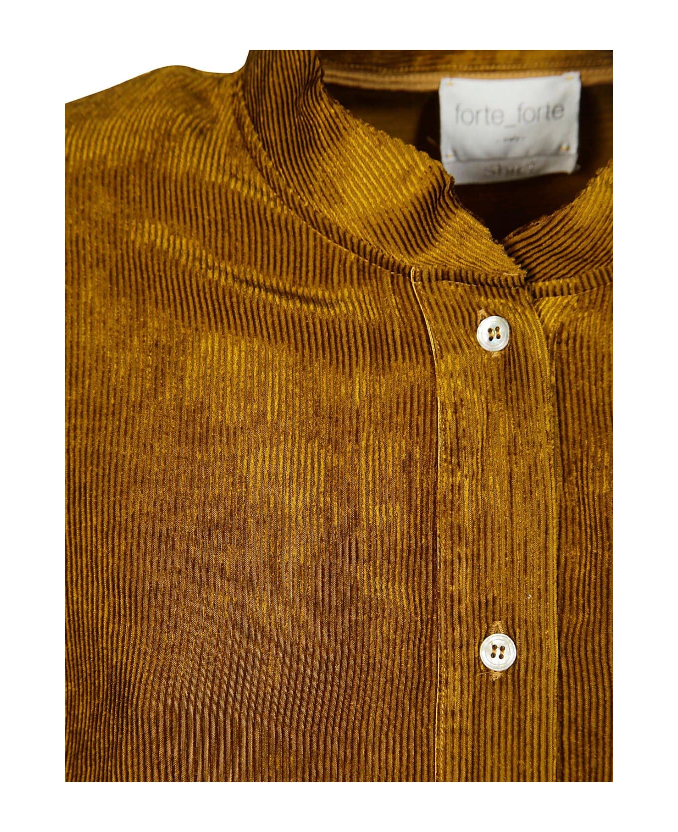 Forte_Forte Buttoned Sleeved Shirt - Beige ジャケット