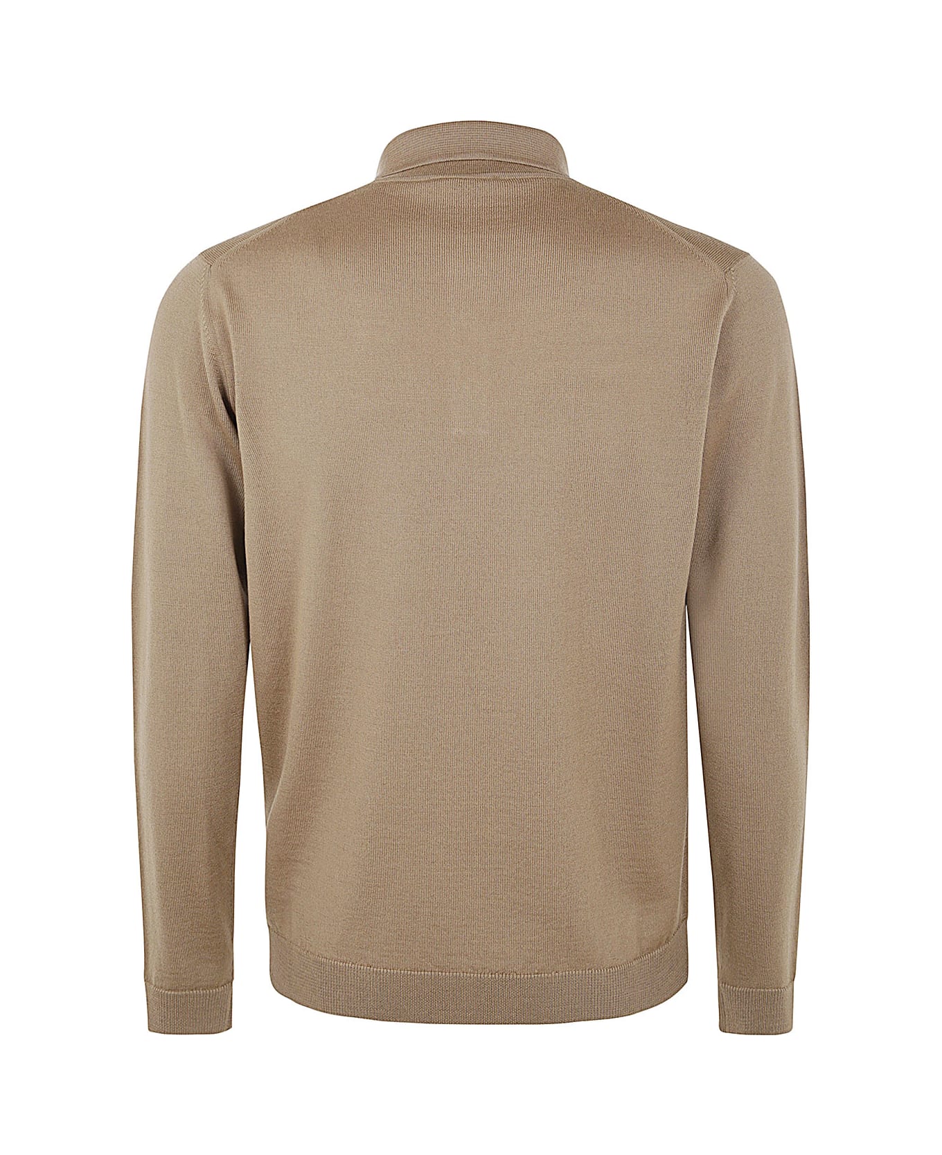 Nuur Long Sleeve Polo - Camel