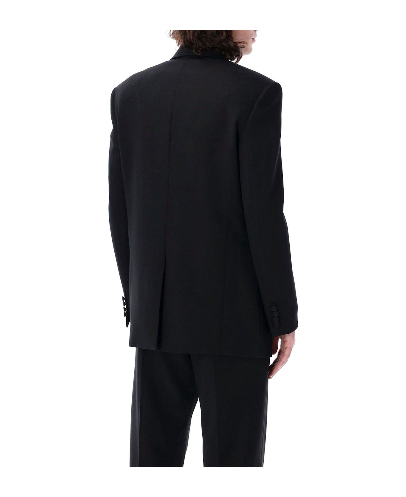 Saint Laurent Single-breasted Tuxedo Jacket - Nero