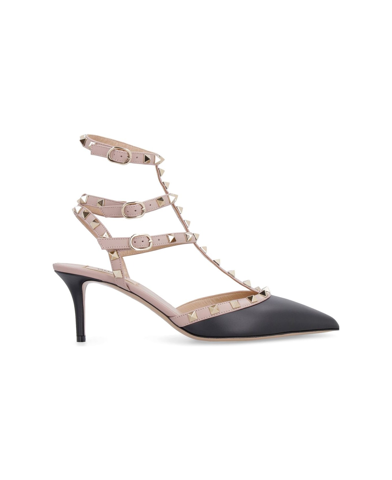 Valentino Garavani Rockstud Leather Pumps - Black