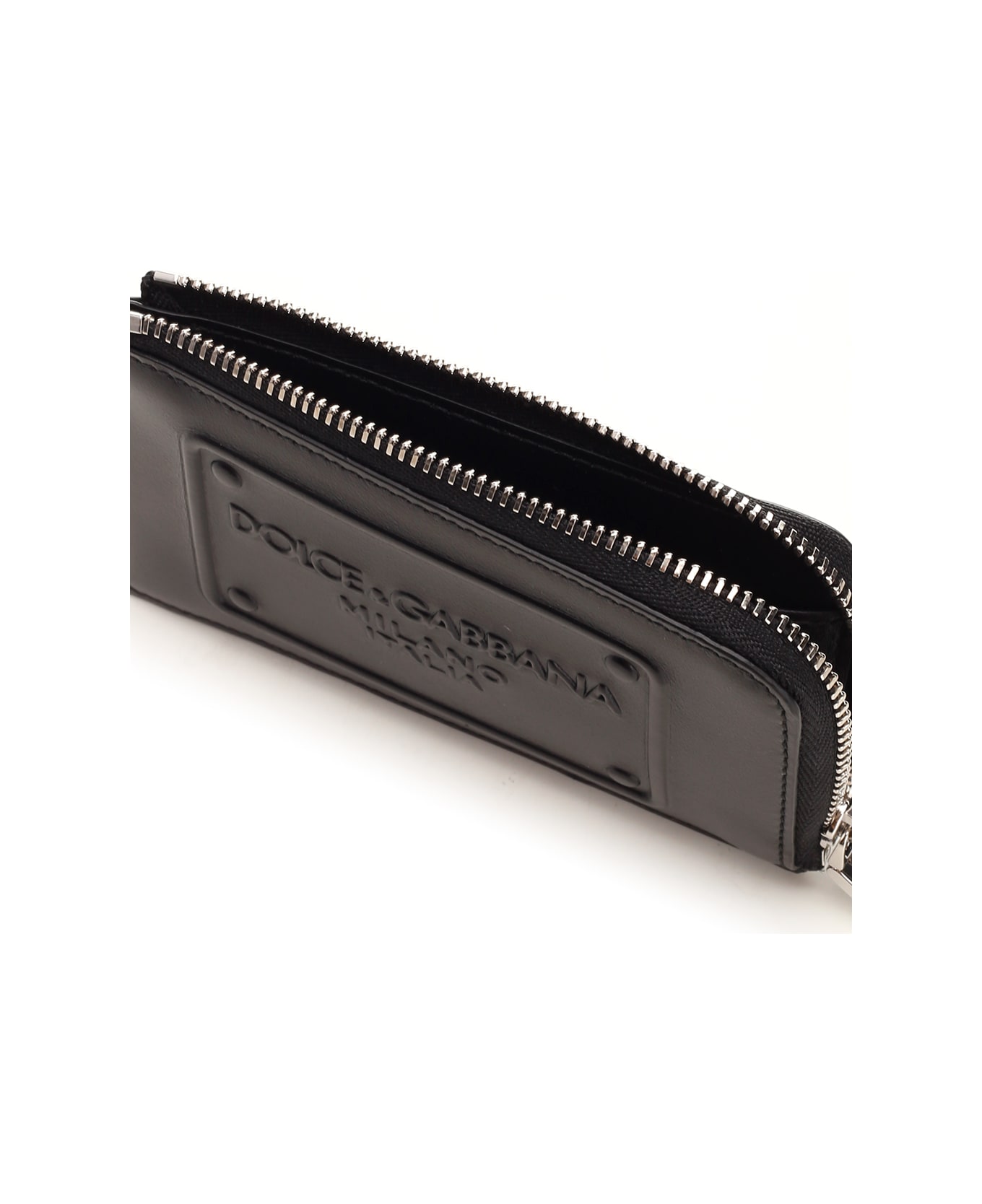 Dolce & Gabbana Zipped Card Holder - Black