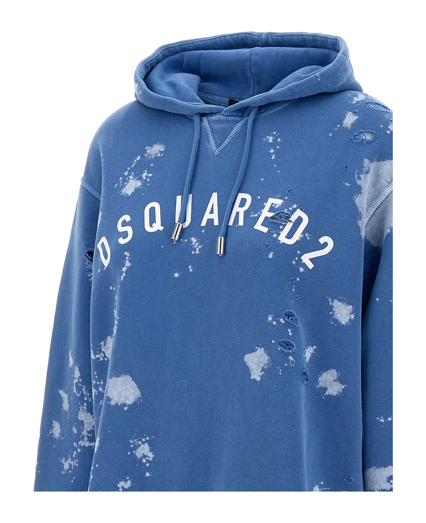 Dsquared2 'goth Foam Hoodie'cotton Sweatshirt