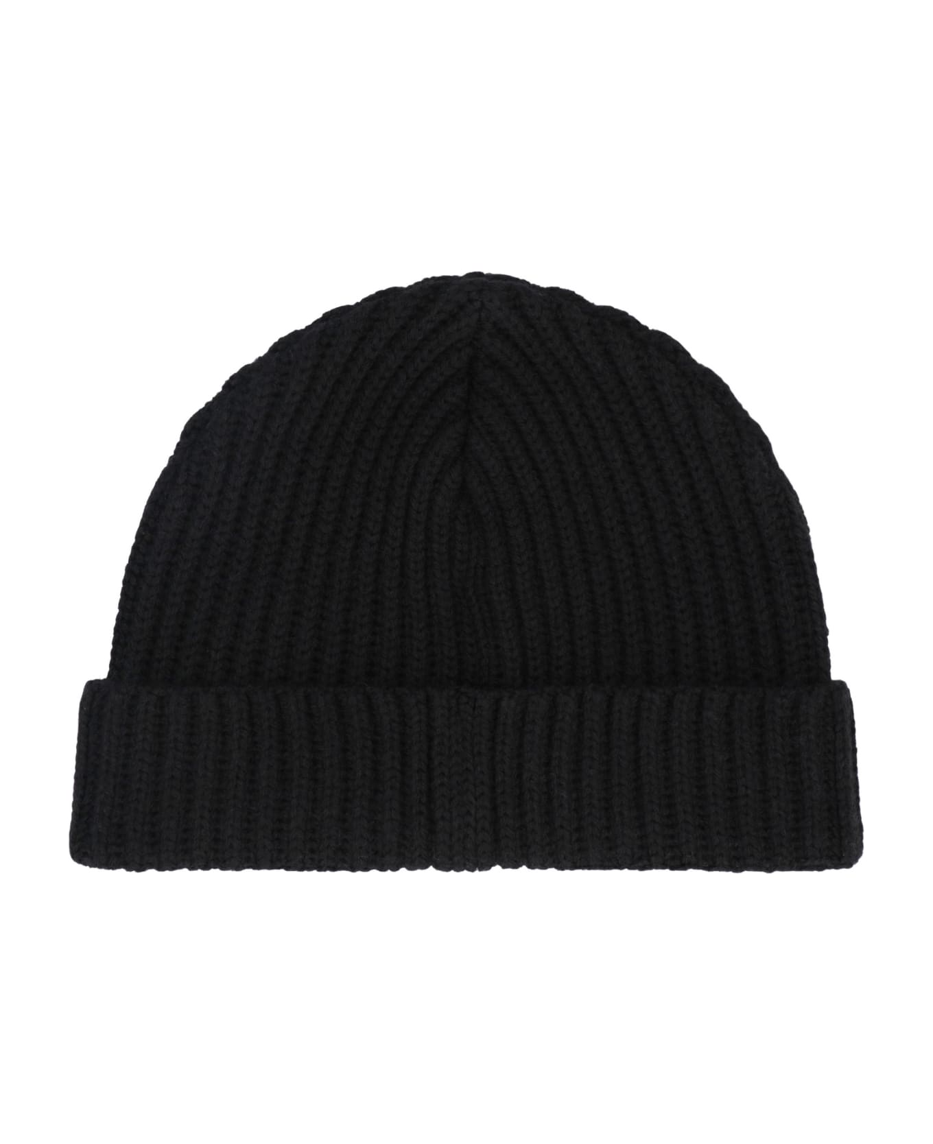 Valentino Garavani - Knitted Virgin Wool Hat - black 帽子