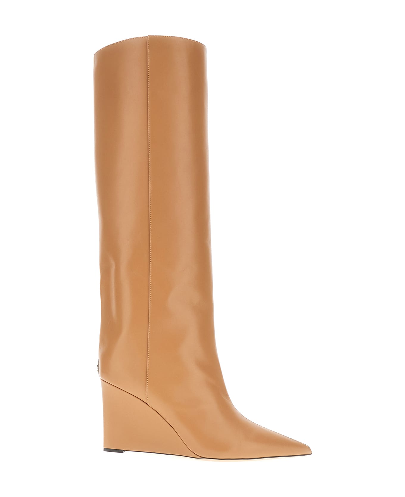 Jimmy Choo Camel Leather Blake Boots - BISCUIT