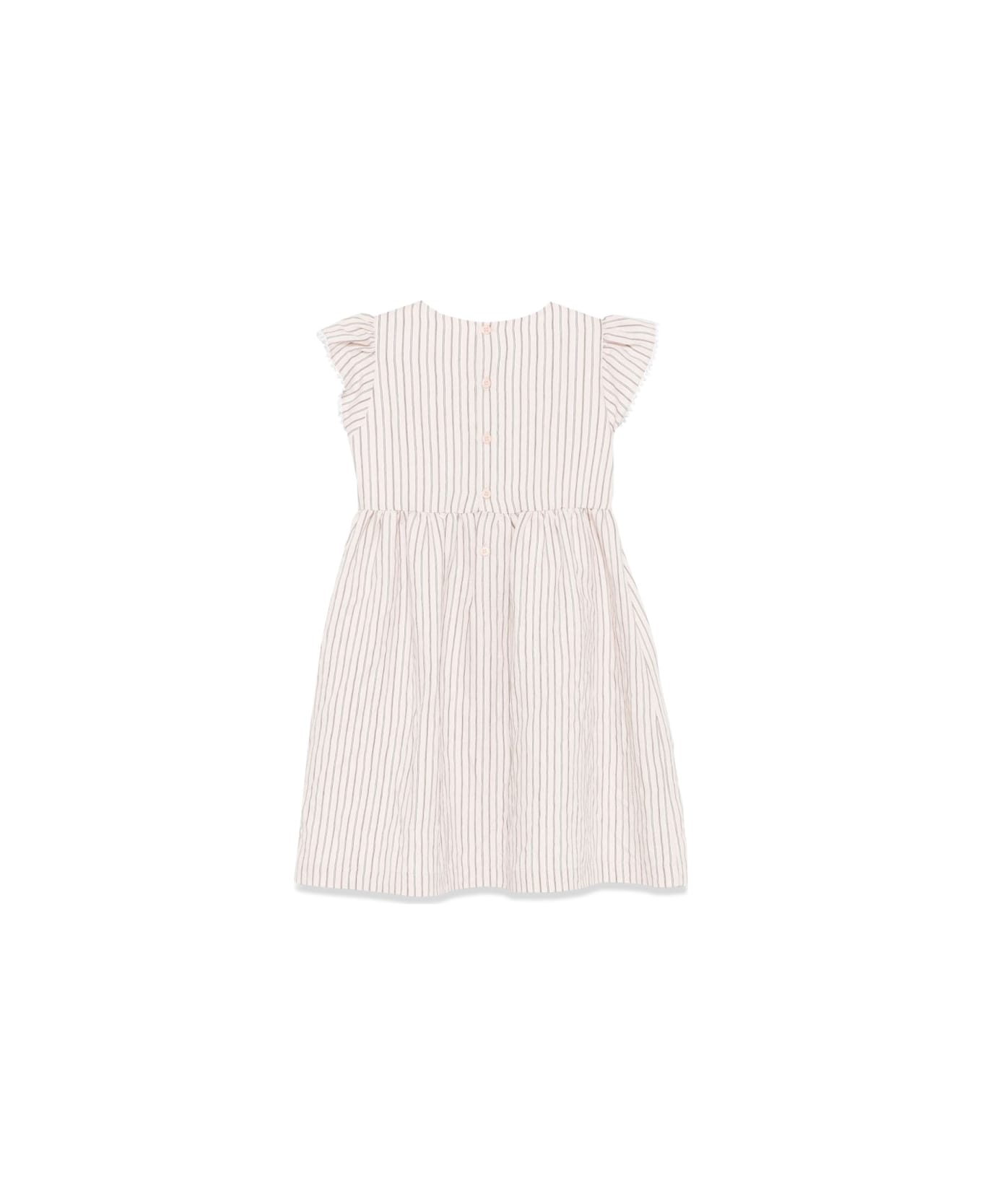 Il Gufo Dress M/short Frappe - PINK