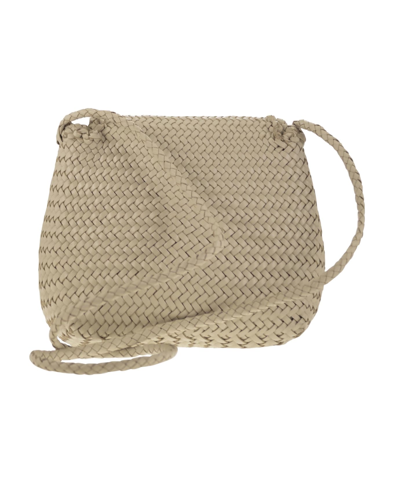 Dragon Diffusion Medium City Bag - Woven Leather Bag - Pearl