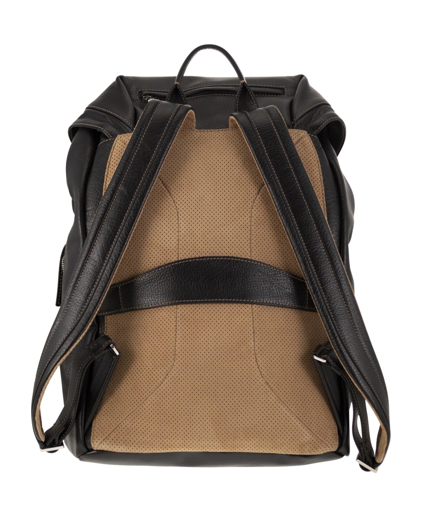 Brunello Cucinelli Leather Backpack - Black バックパック