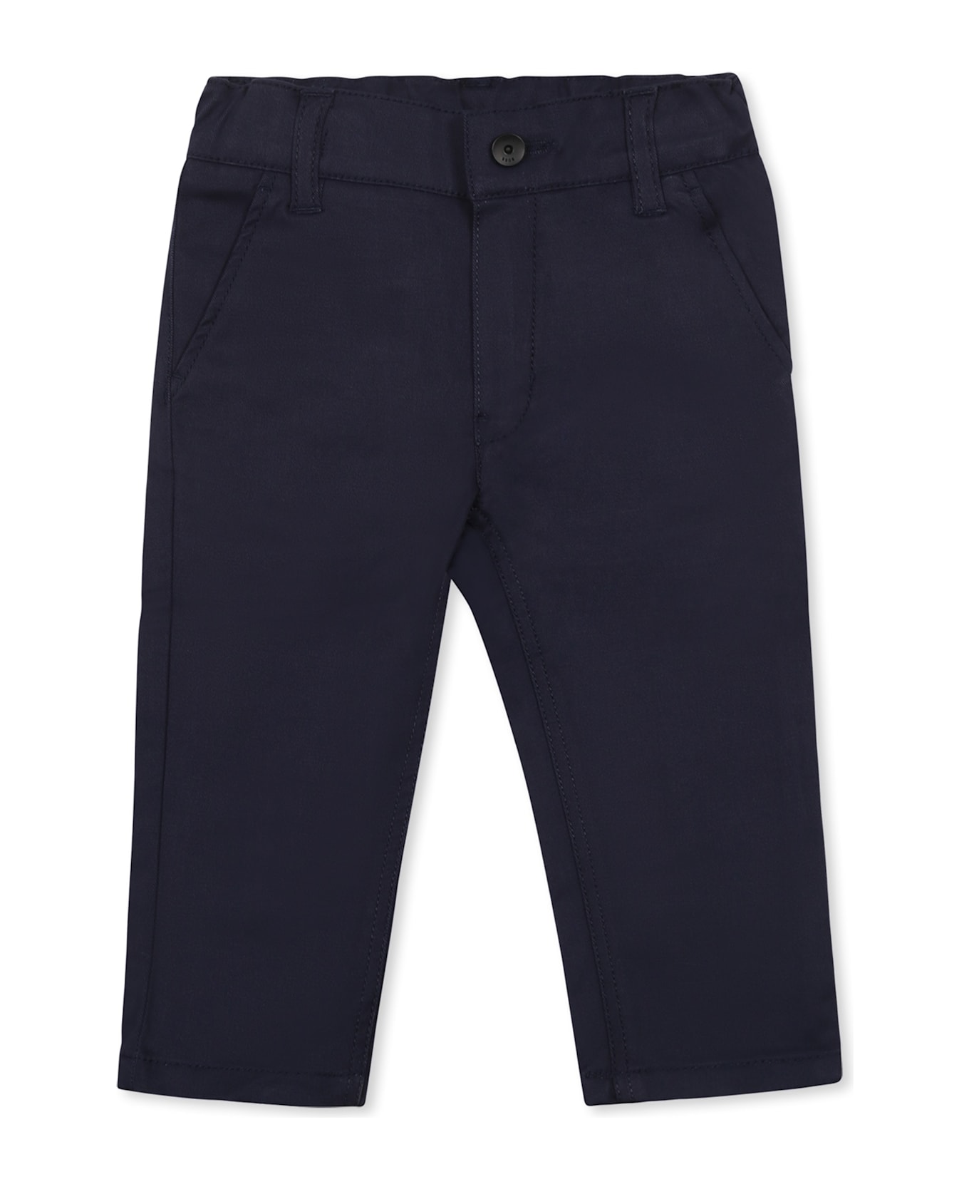 Hugo Boss Blue Trousers For Baby Boy - Blue